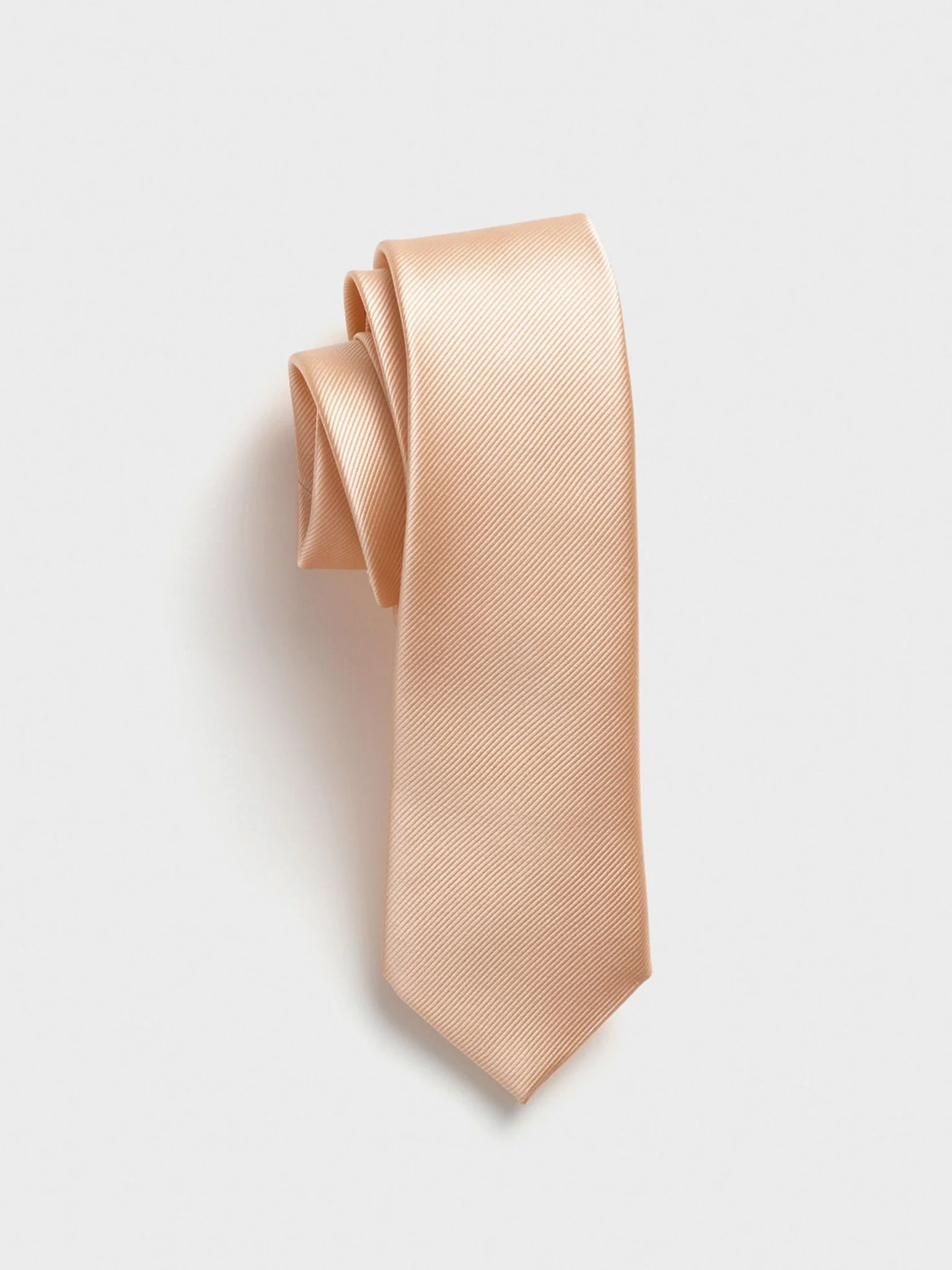 Apricot Silk Necktie - Image 2