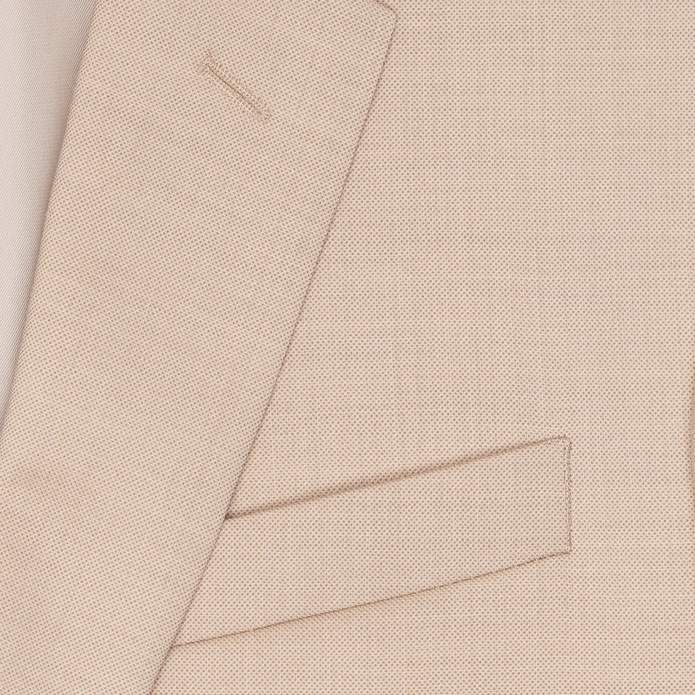 Essential Beige Suit Jacket - Image 6