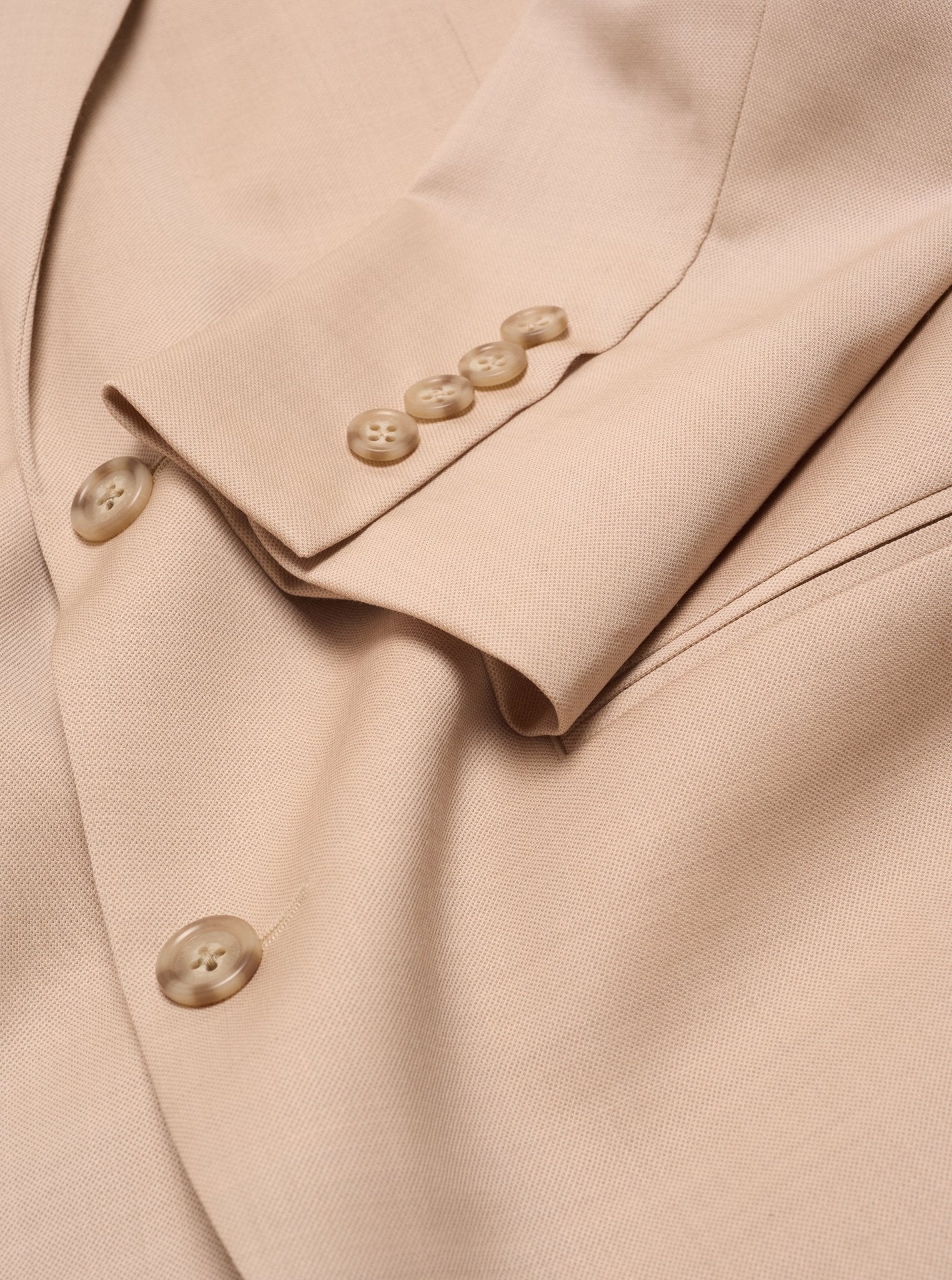 Essential Beige Suit Jacket - Image 7