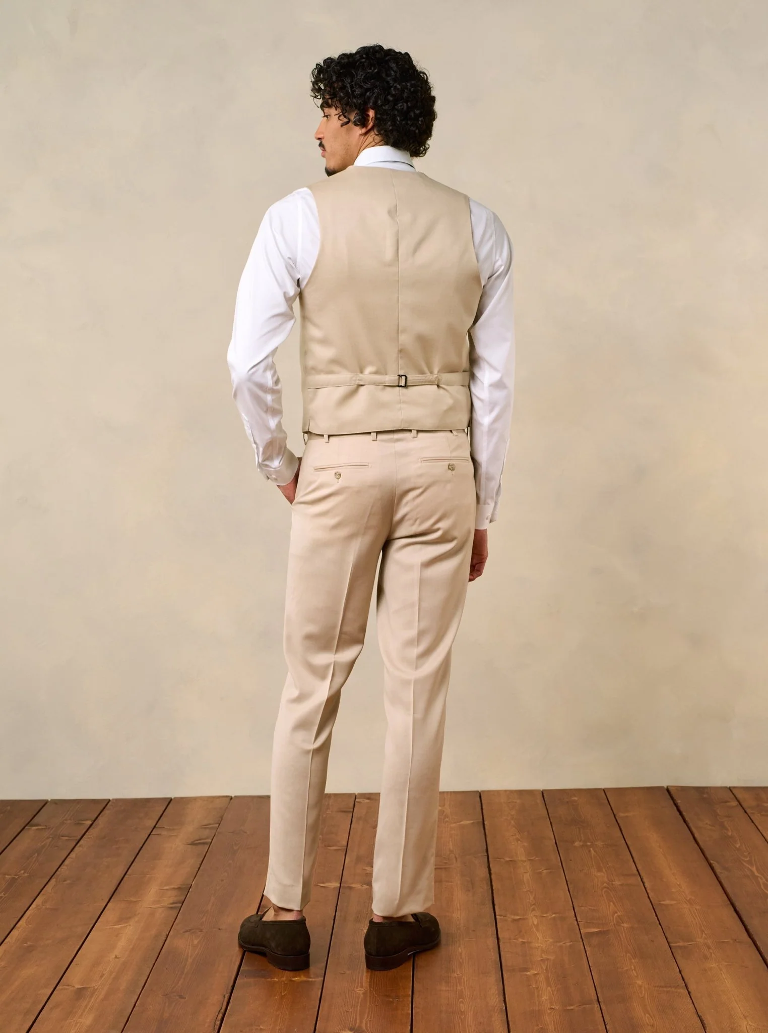 Essential Beige Suit Pants - Classic - Image 4