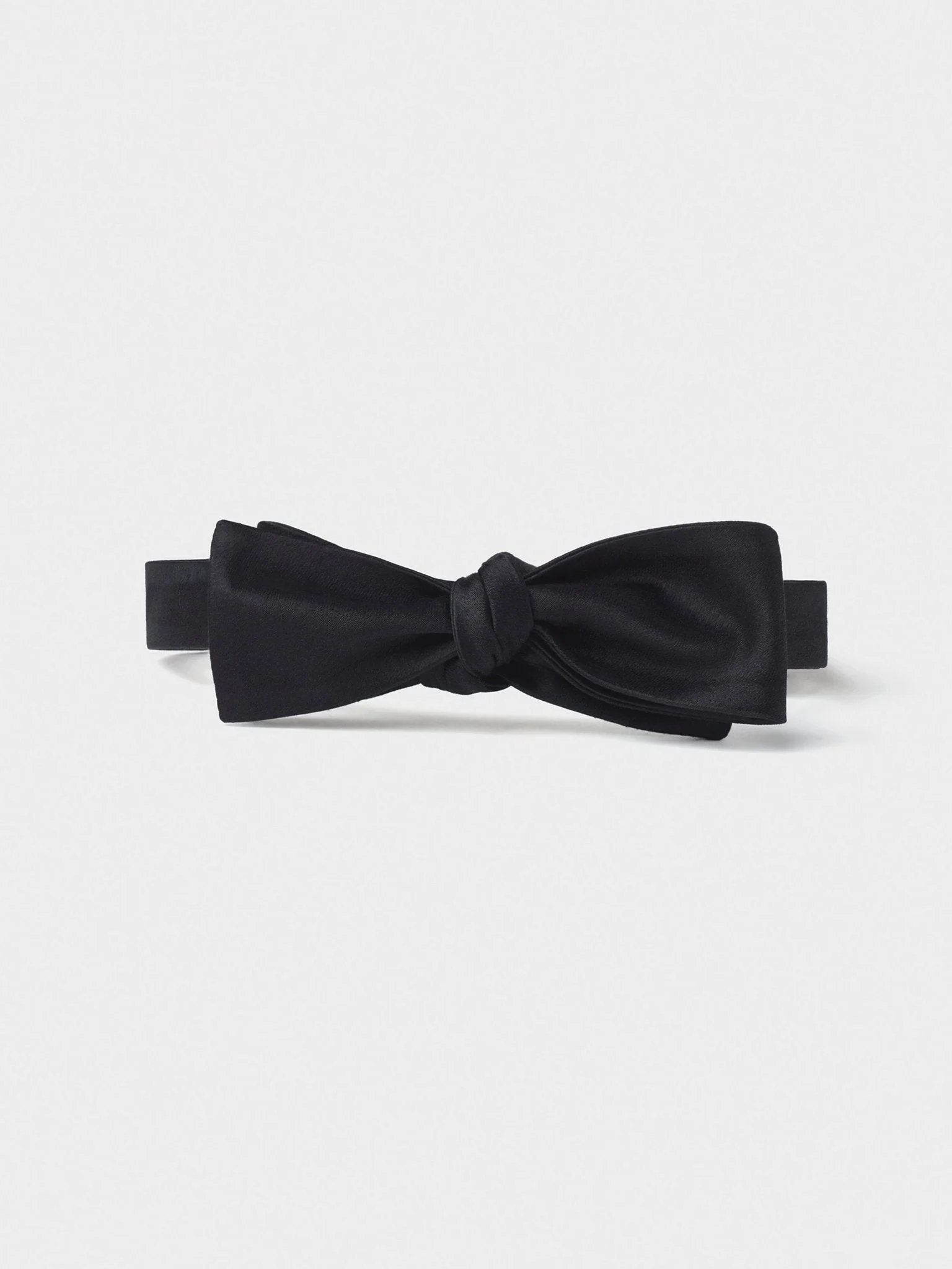 Black Satin Neckwear Swatch - Image 4