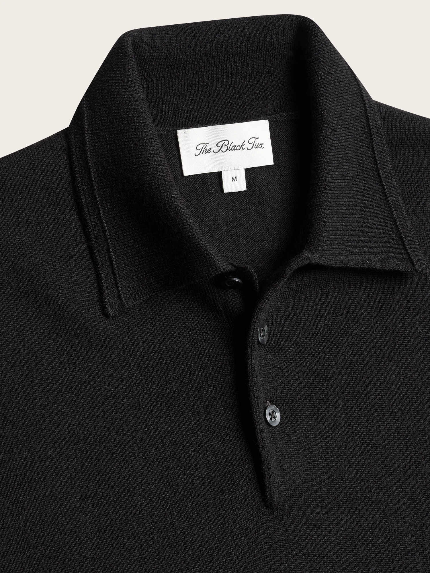 Black Polo Sweater - Image 3
