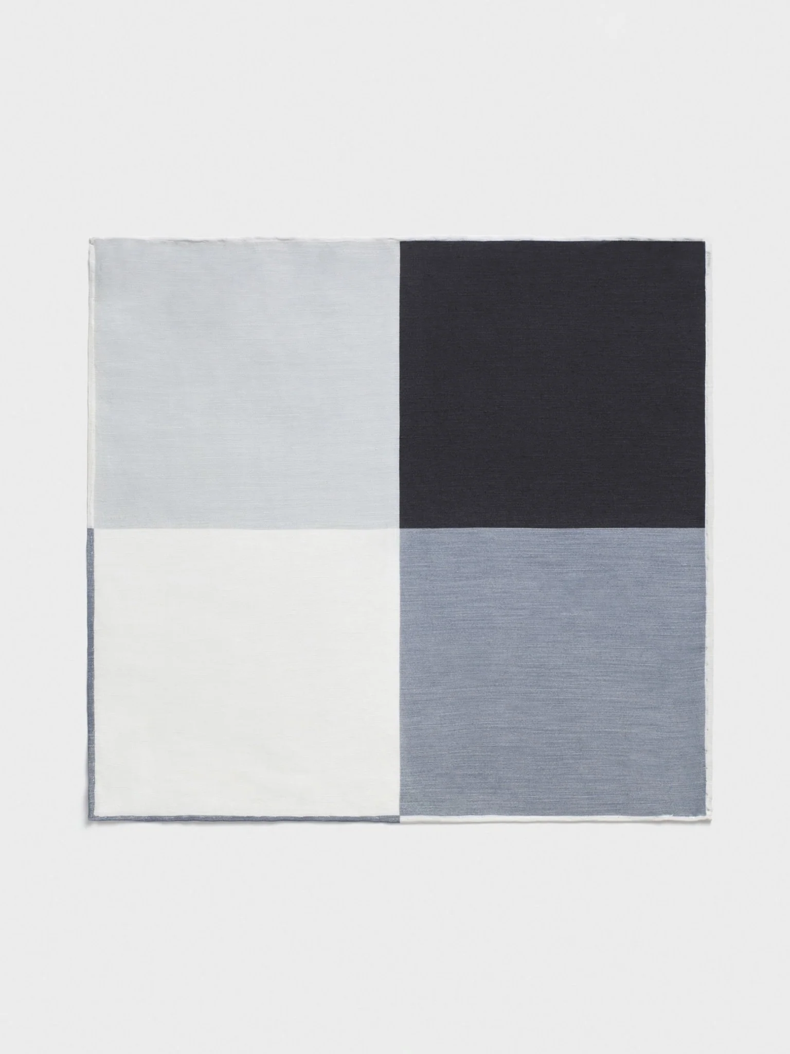 Black Quad Pocket Square - Image 2
