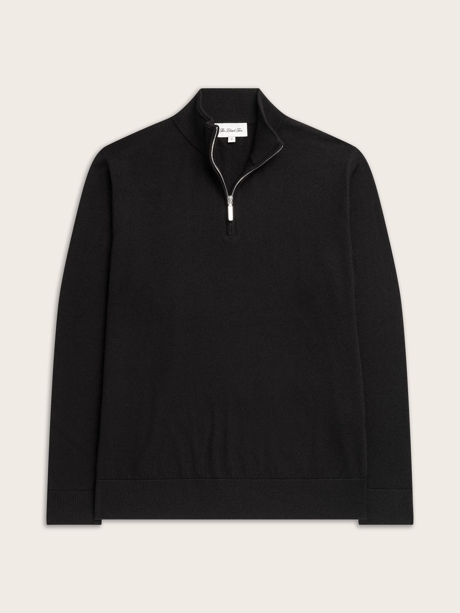 Black ¼ Zip Sweater - Image 2