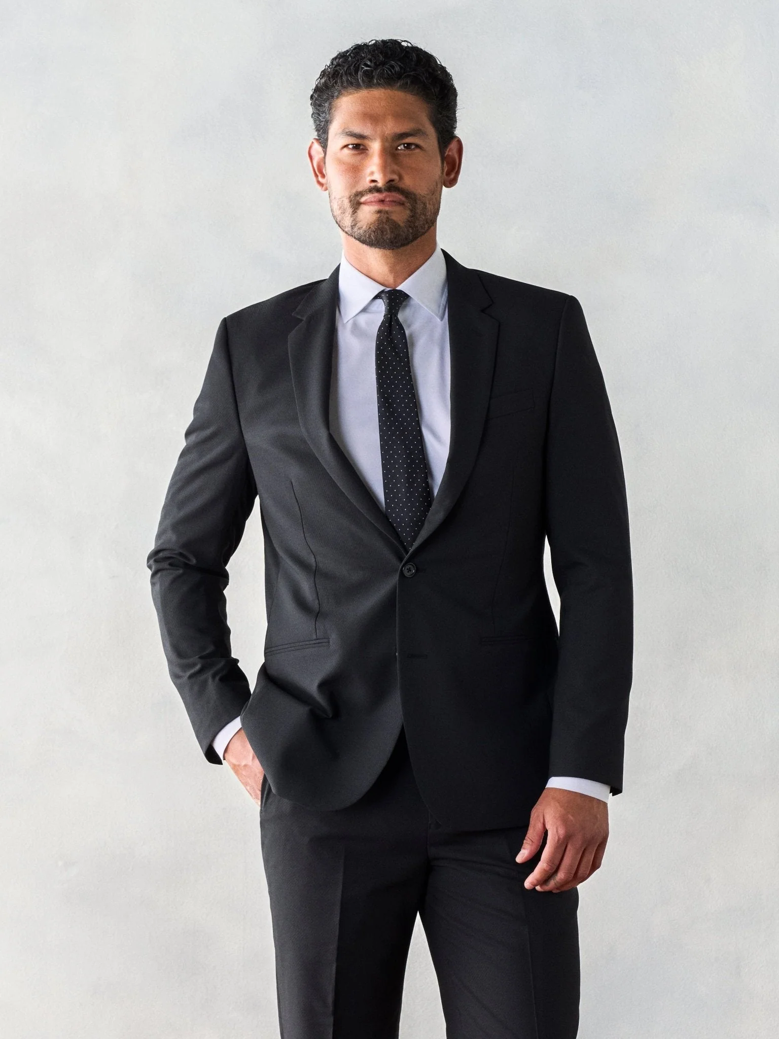 Black Essentials Suit/Tuxedo Swatch - Image 2