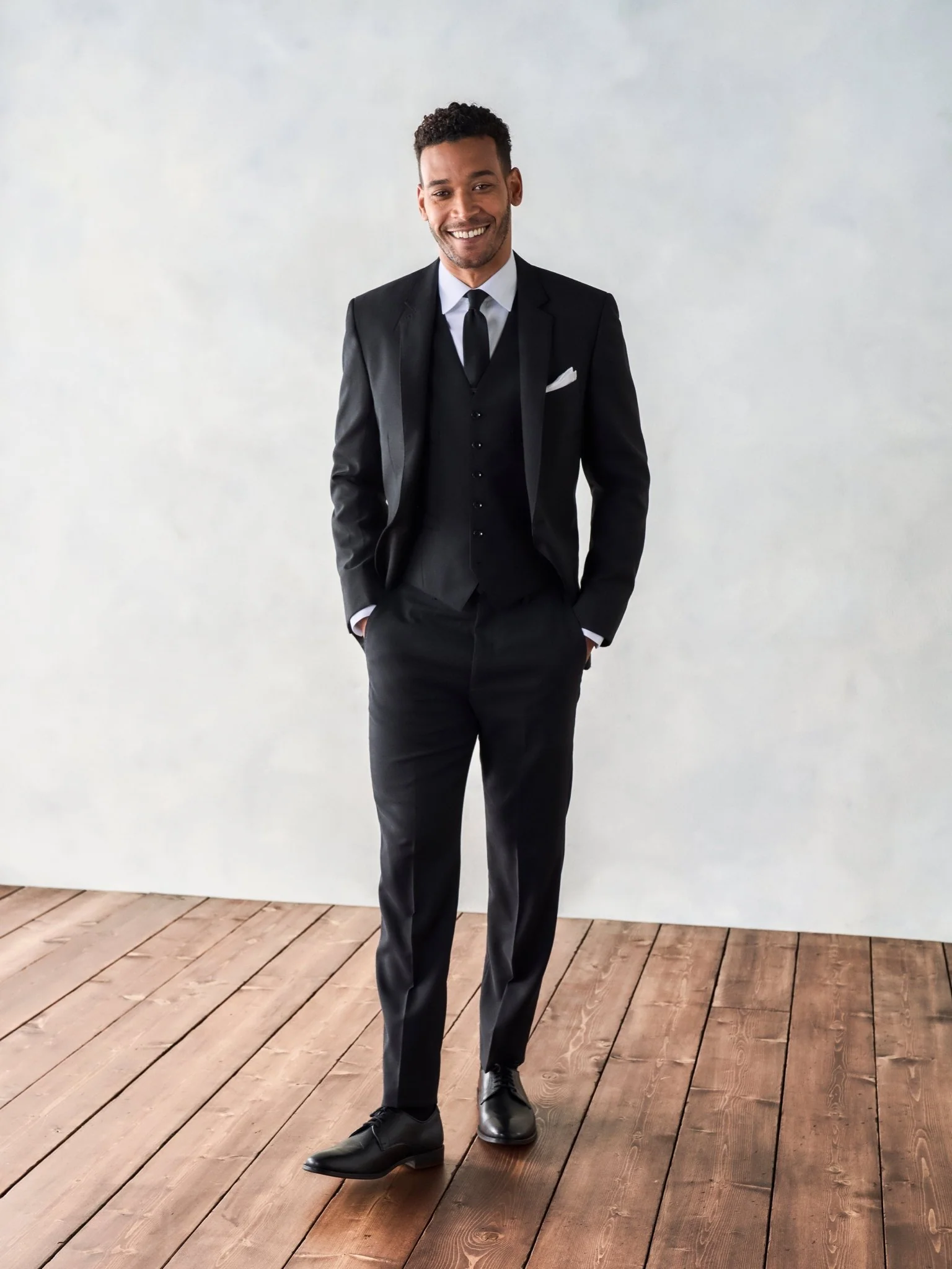 Black Suit Vest - Image 4