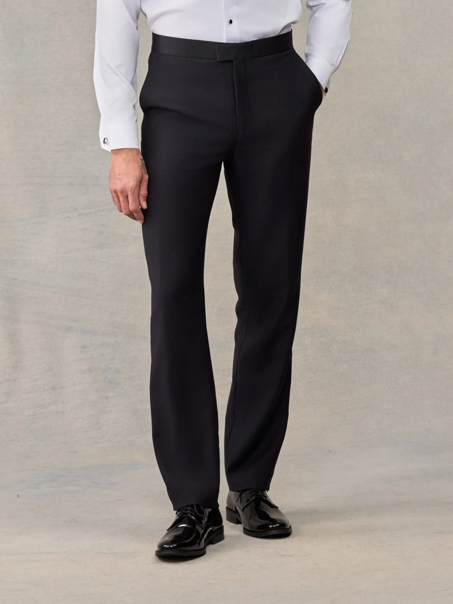 Black Tuxedo Pants - Slim