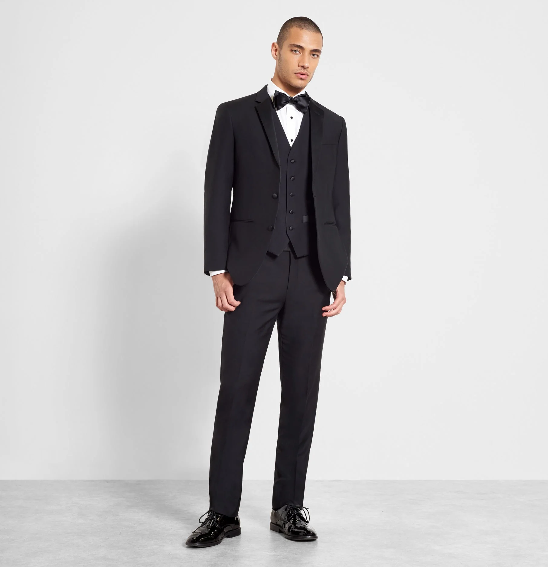 Black Tuxedo Vest - Image 3