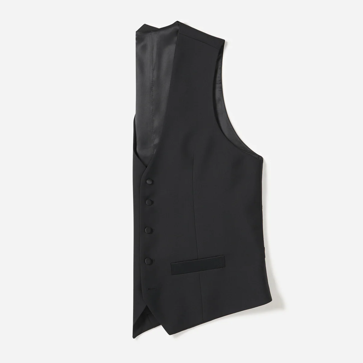 Black Tuxedo Vest - Image 4