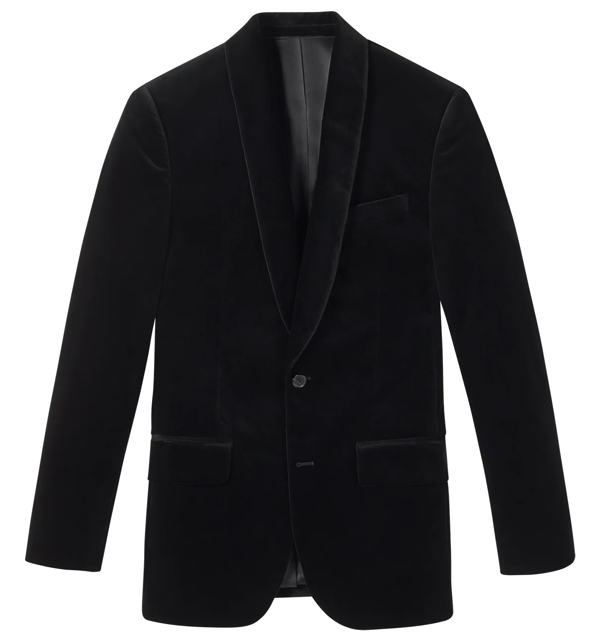 Black Velvet Tuxedo Jacket - Image 8