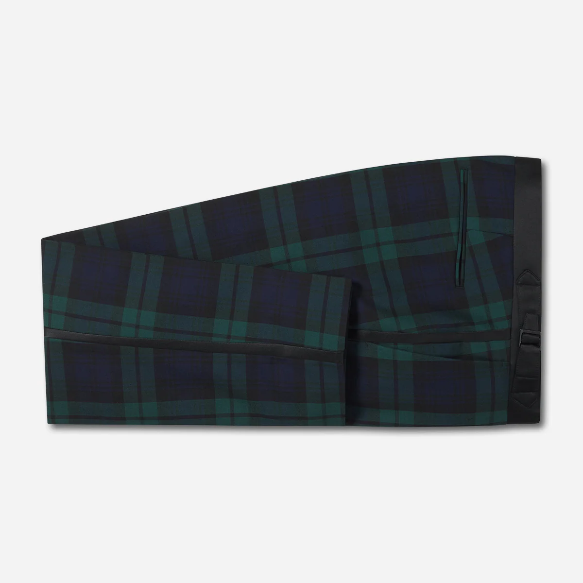 Black Watch Tartan Tuxedo Pants - Classic - Image 6