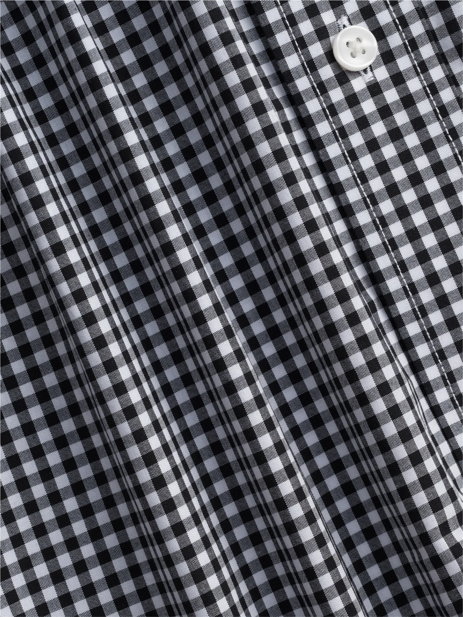 Black & White Gingham Shirt - Image 3