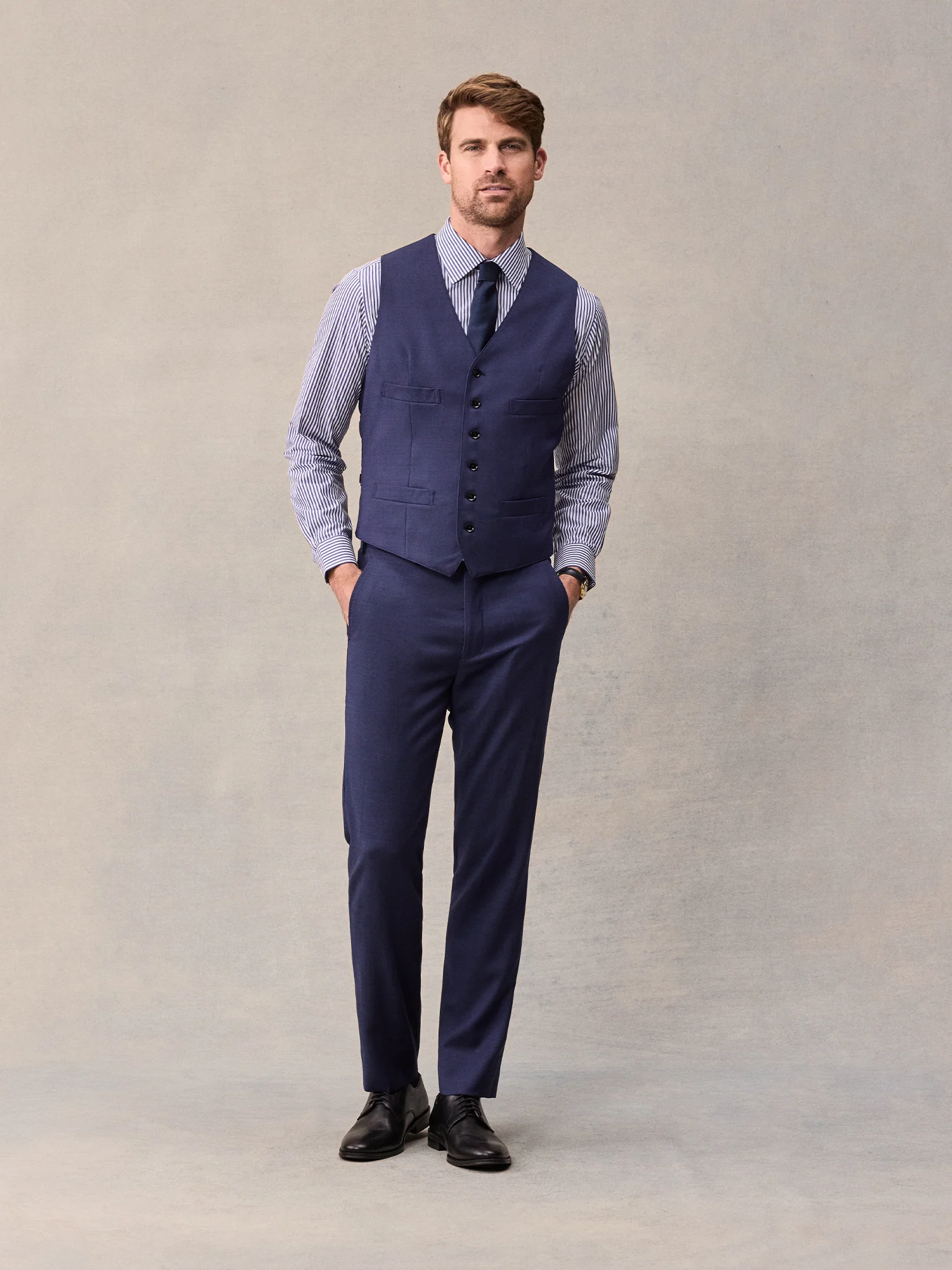Blue Suit Vest - Image 3