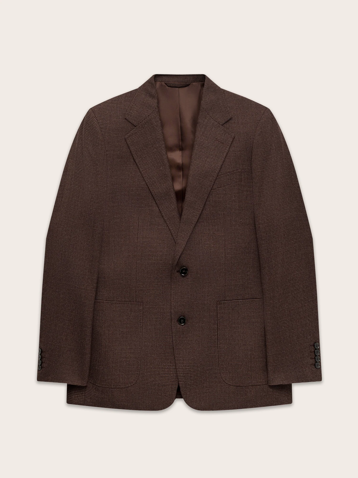 Brown Puppytooth Wool Suit - Image 10