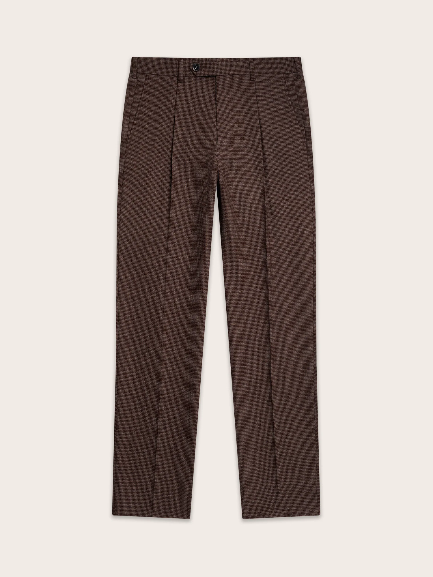 Brown Puppytooth Wool Suit - Image 12