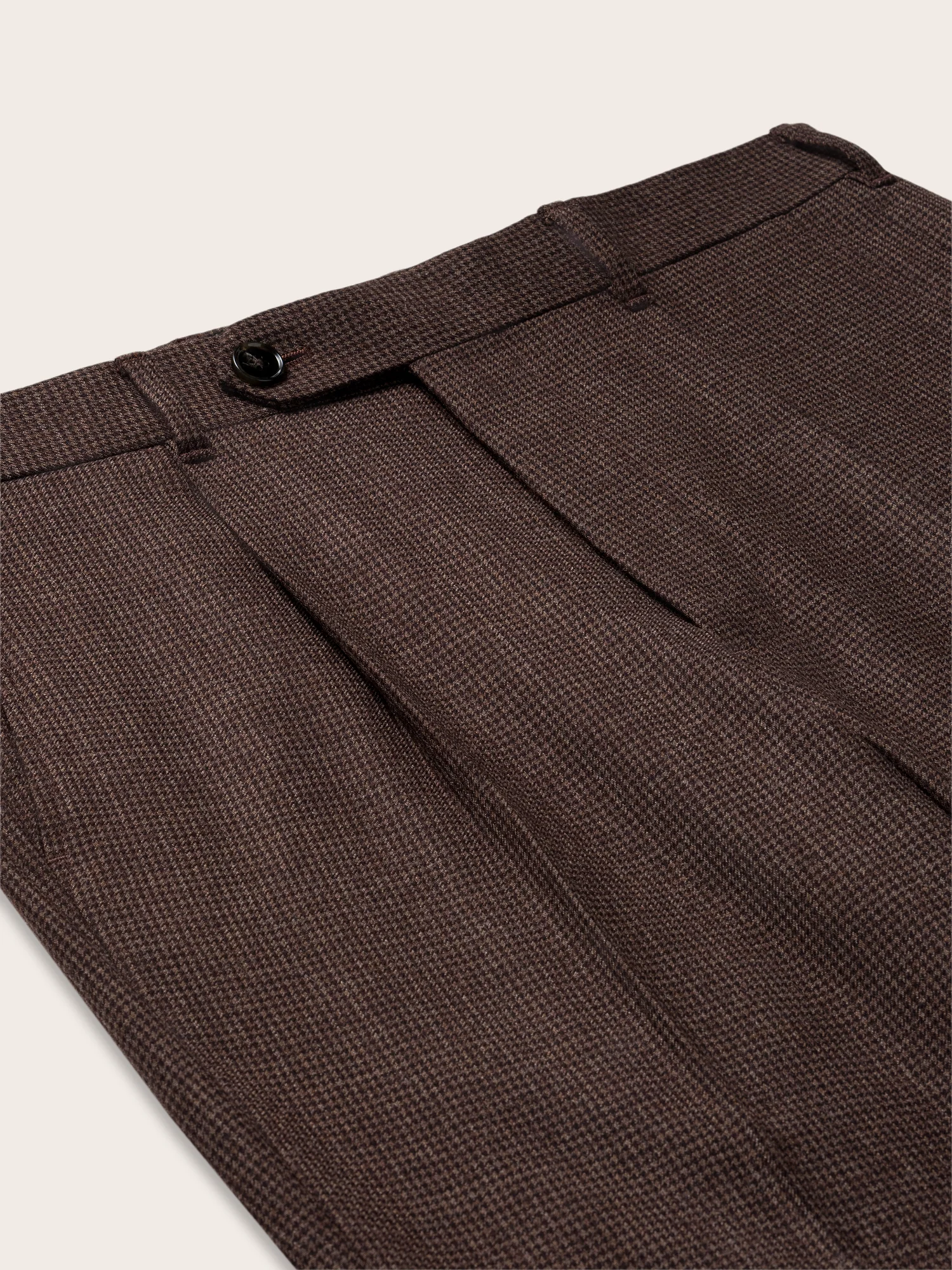 Brown Puppytooth Wool Suit - Image 13