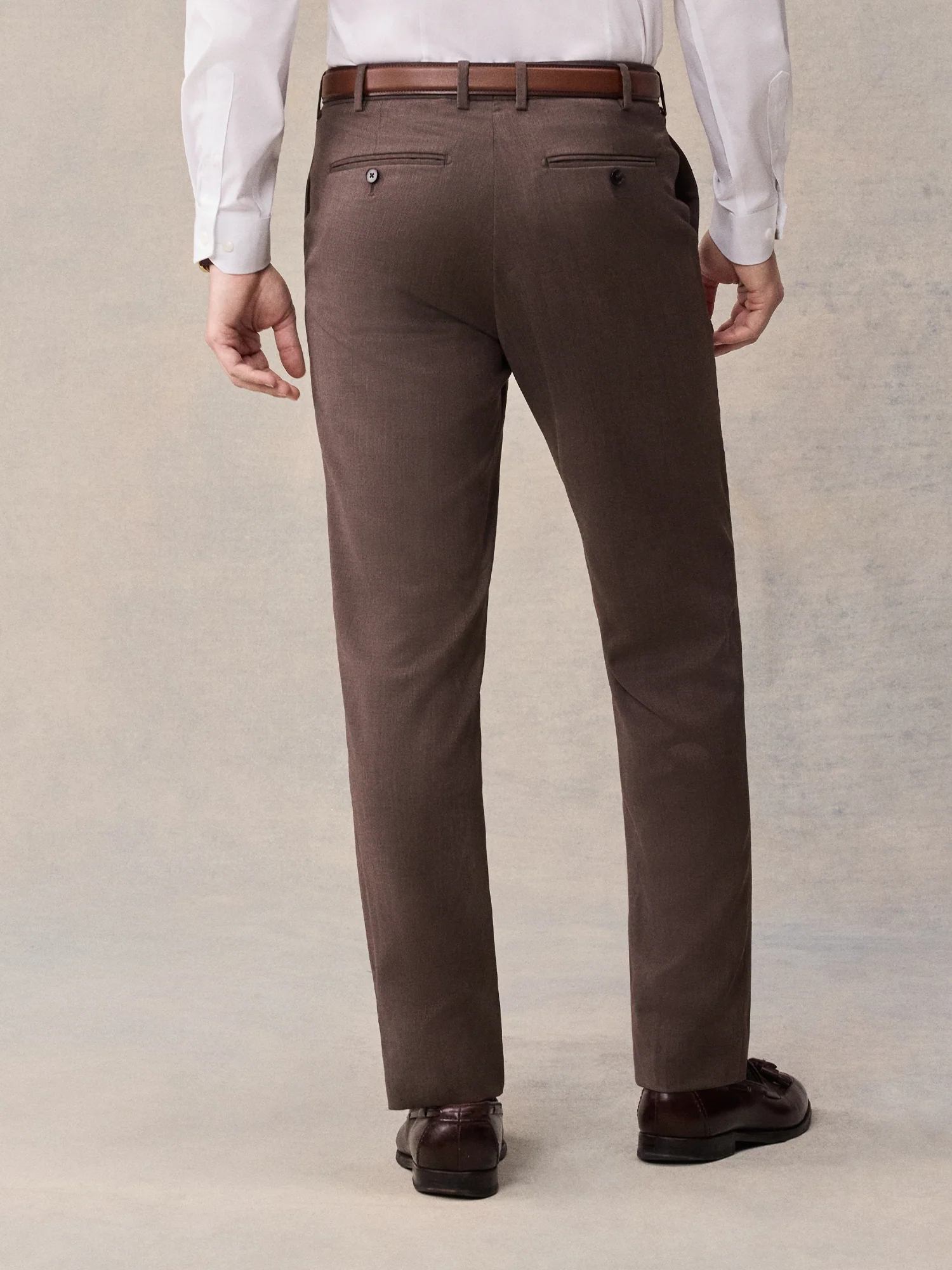 Brown Suit Pants - Slim - Image 2