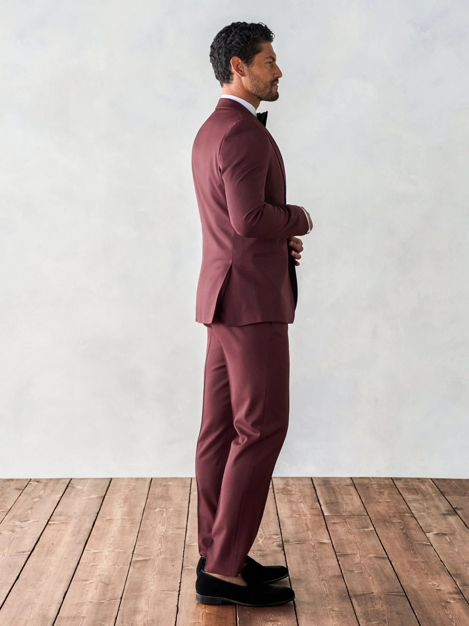Burgundy Shawl Tuxedo - Image 5