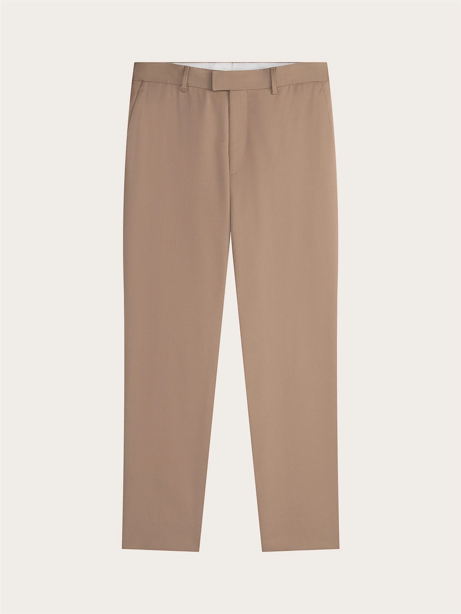 Camel Brown Suit Pants - Classic - Image 6