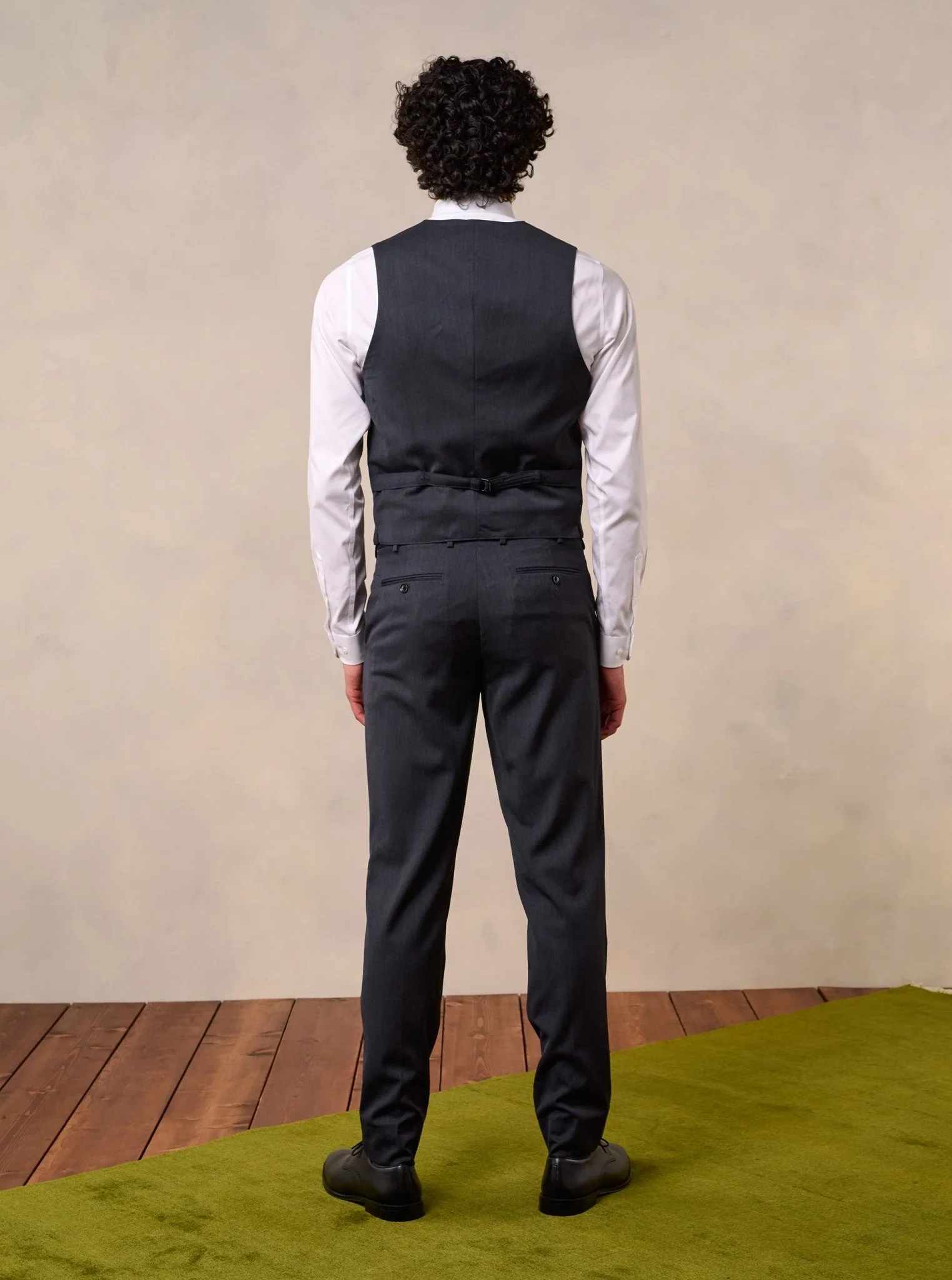 Charcoal Suit Vest - Image 3