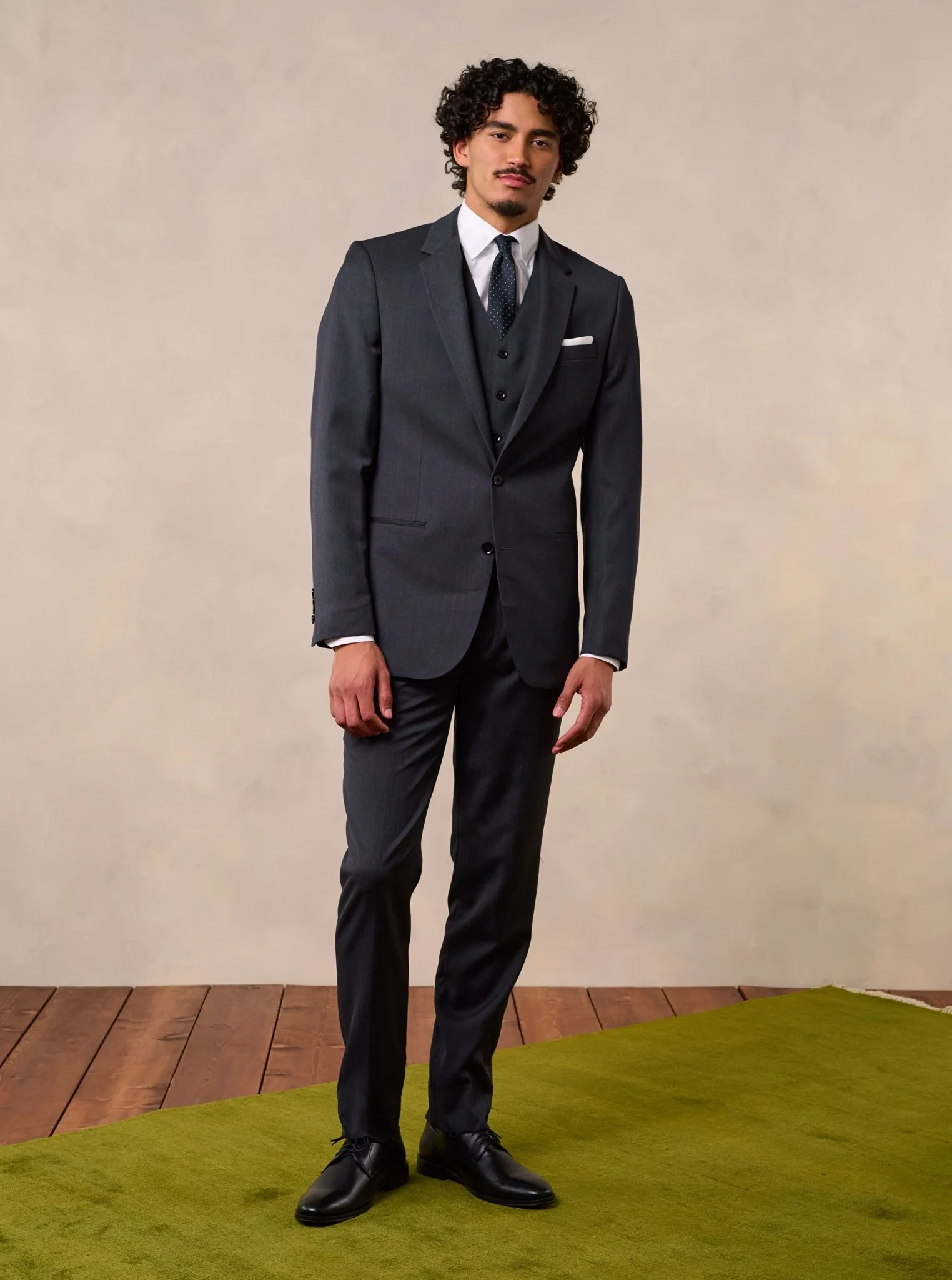 Charcoal Suit Vest - Image 4
