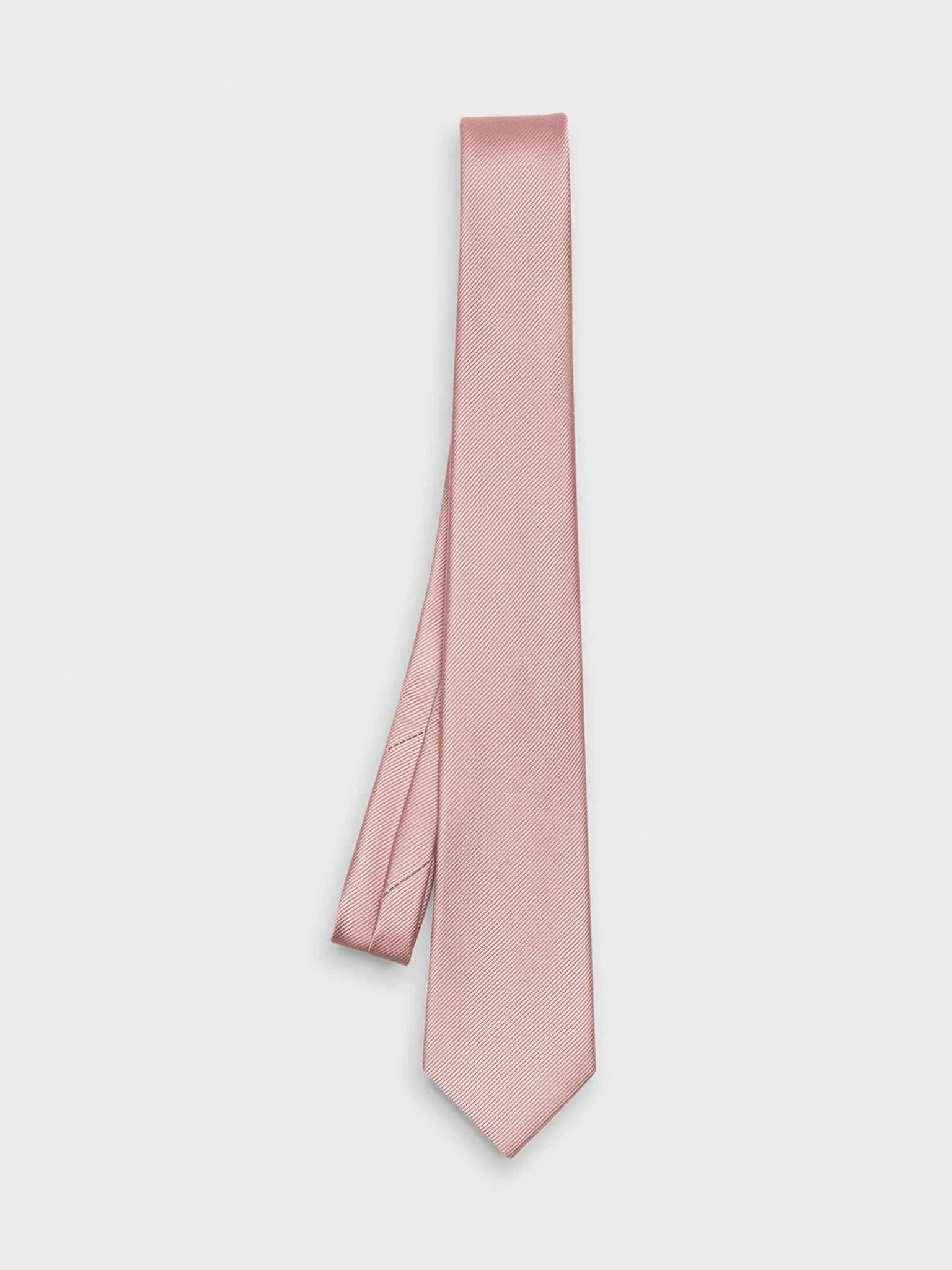 Dusty Rose Silk Necktie - Image 2