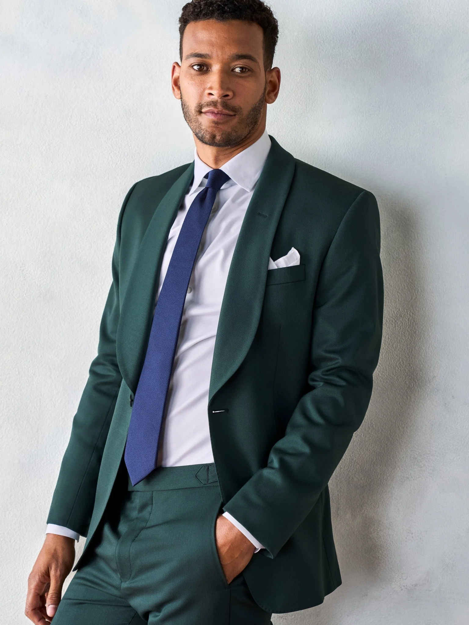 Emerald Shawl Tuxedo Jacket - Image 5