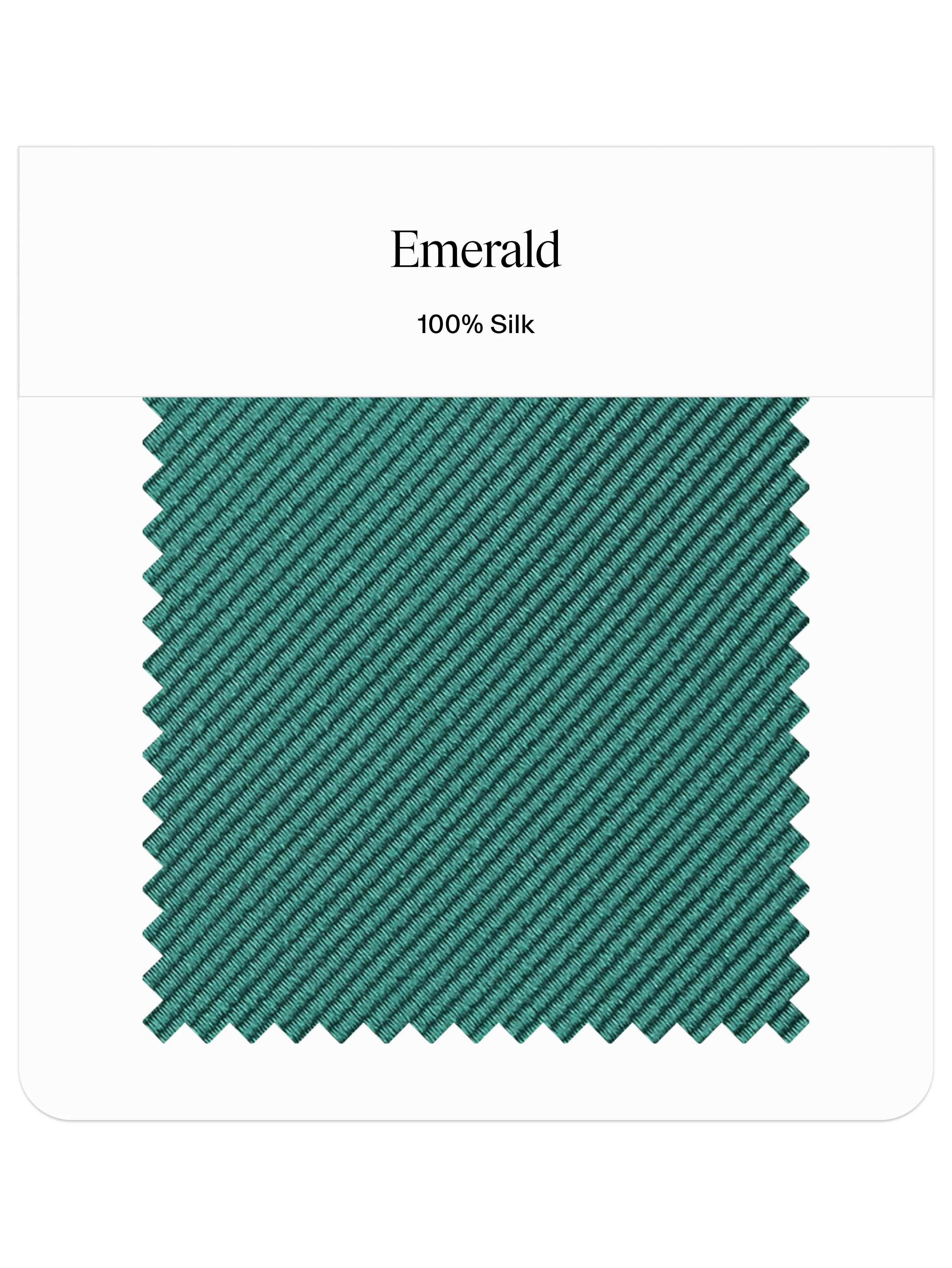 Emerald Silk Neckwear Swatch