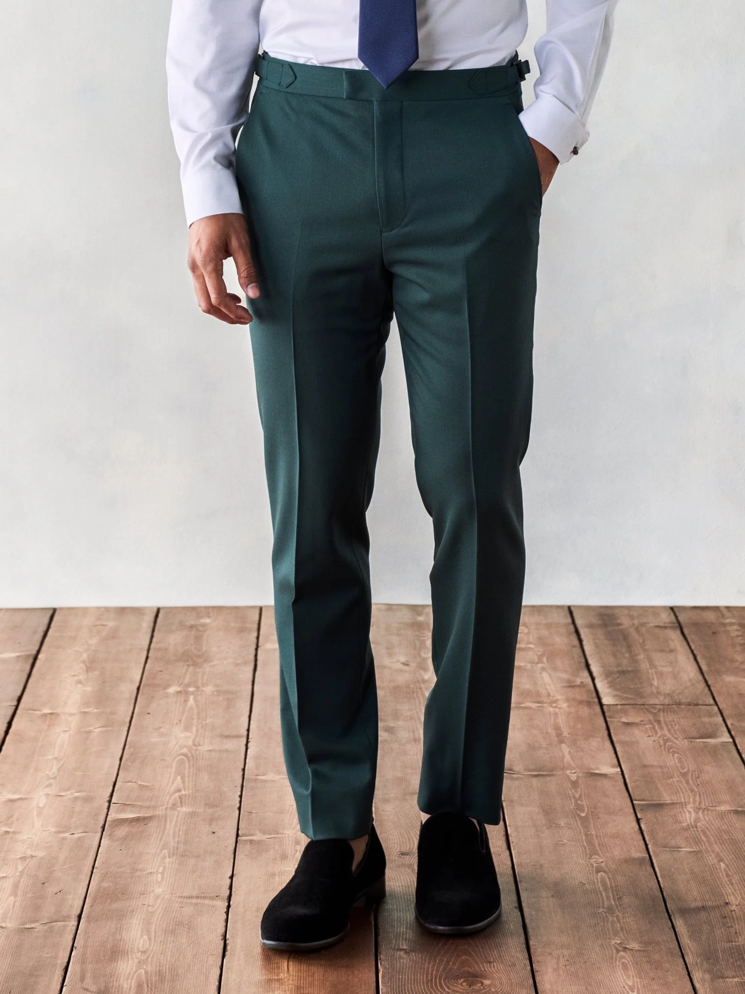 Emerald Tuxedo Pants - Slim