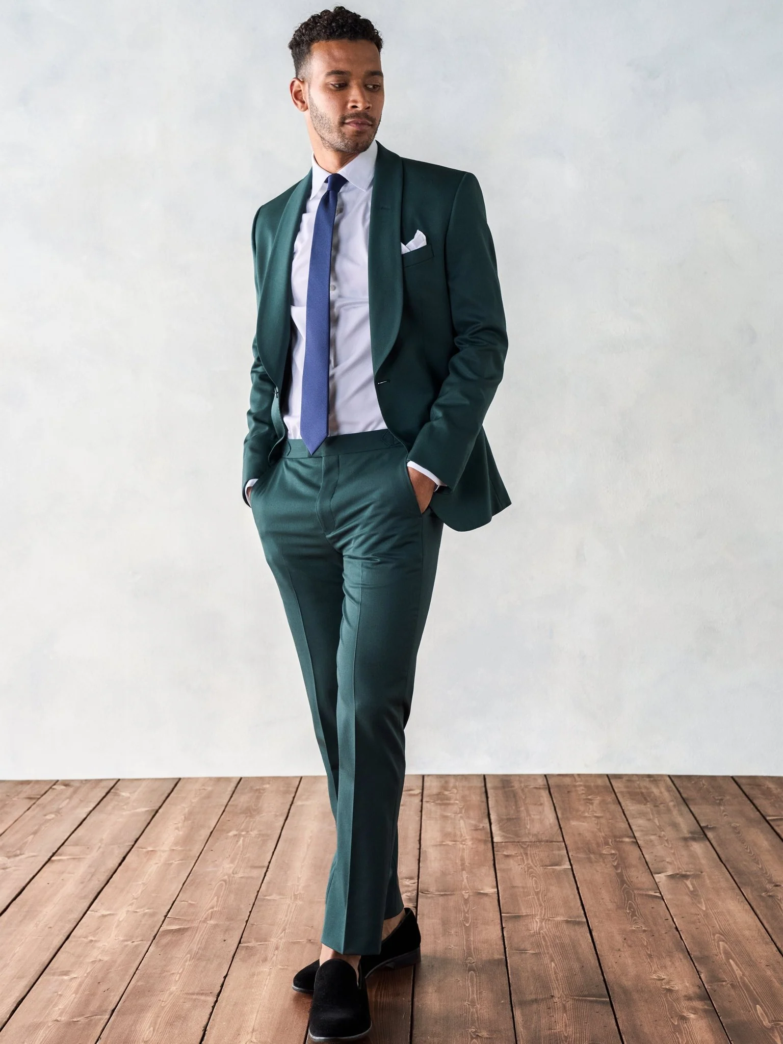 Emerald Tuxedo Pants - Slim - Image 4