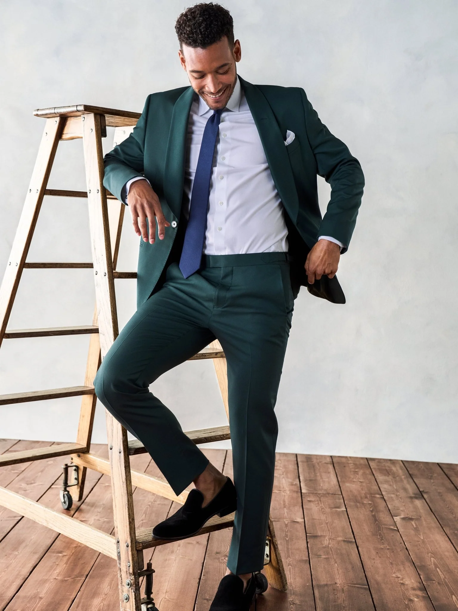 Emerald Tuxedo Pants - Slim - Image 5