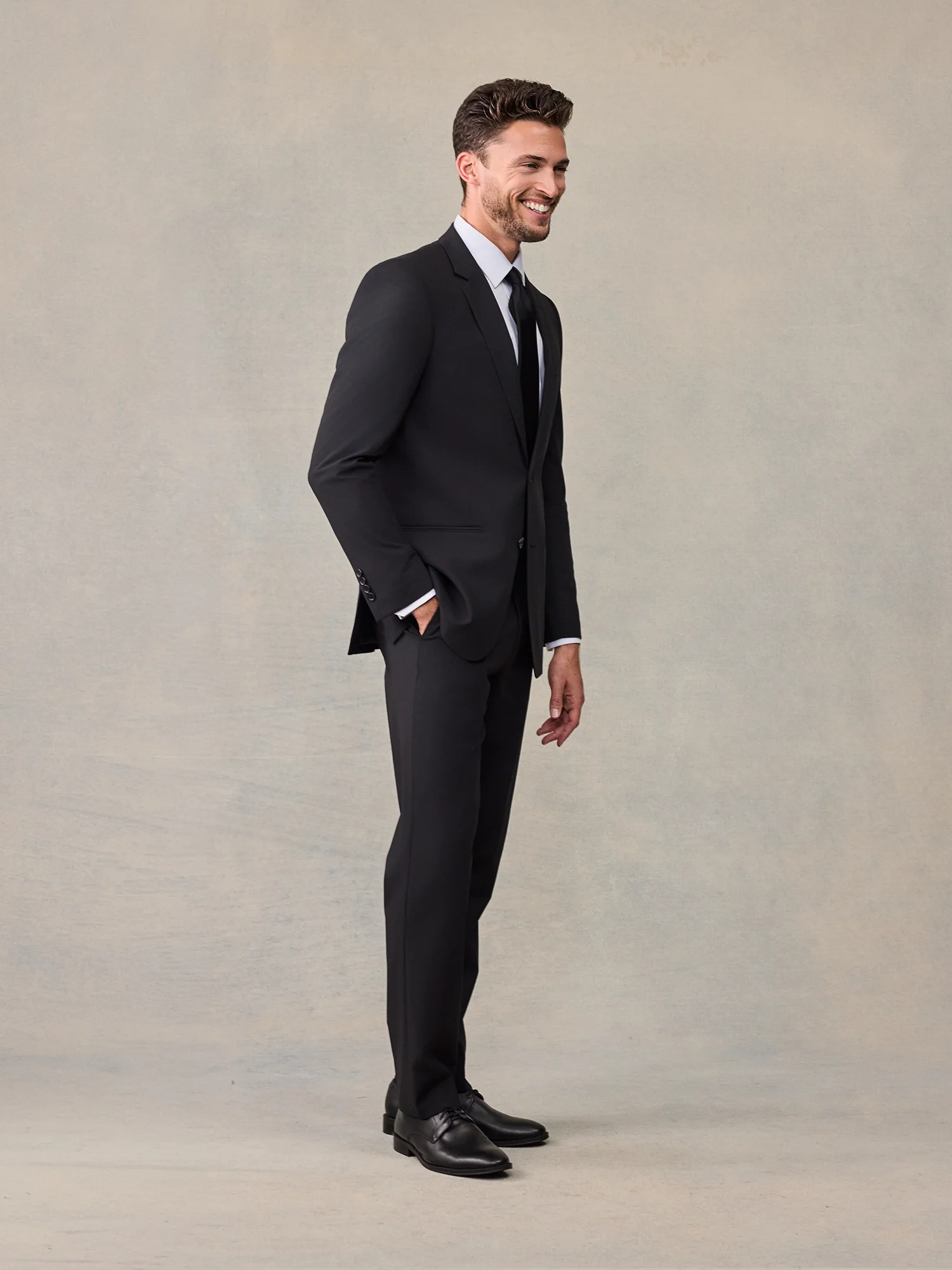 Essential Black Suit Jacket - Image 4