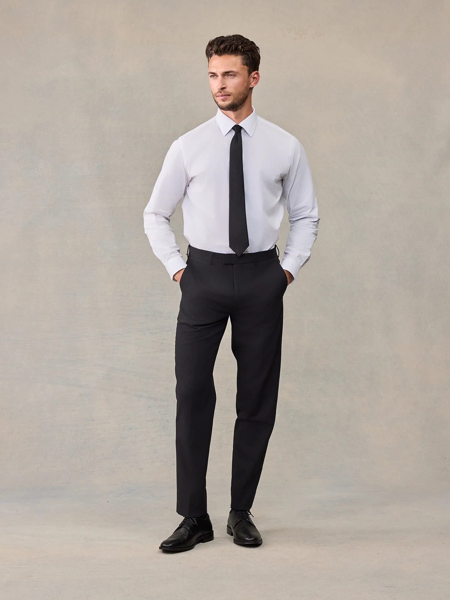 Essential Black Suit Pants - Classic - Image 3