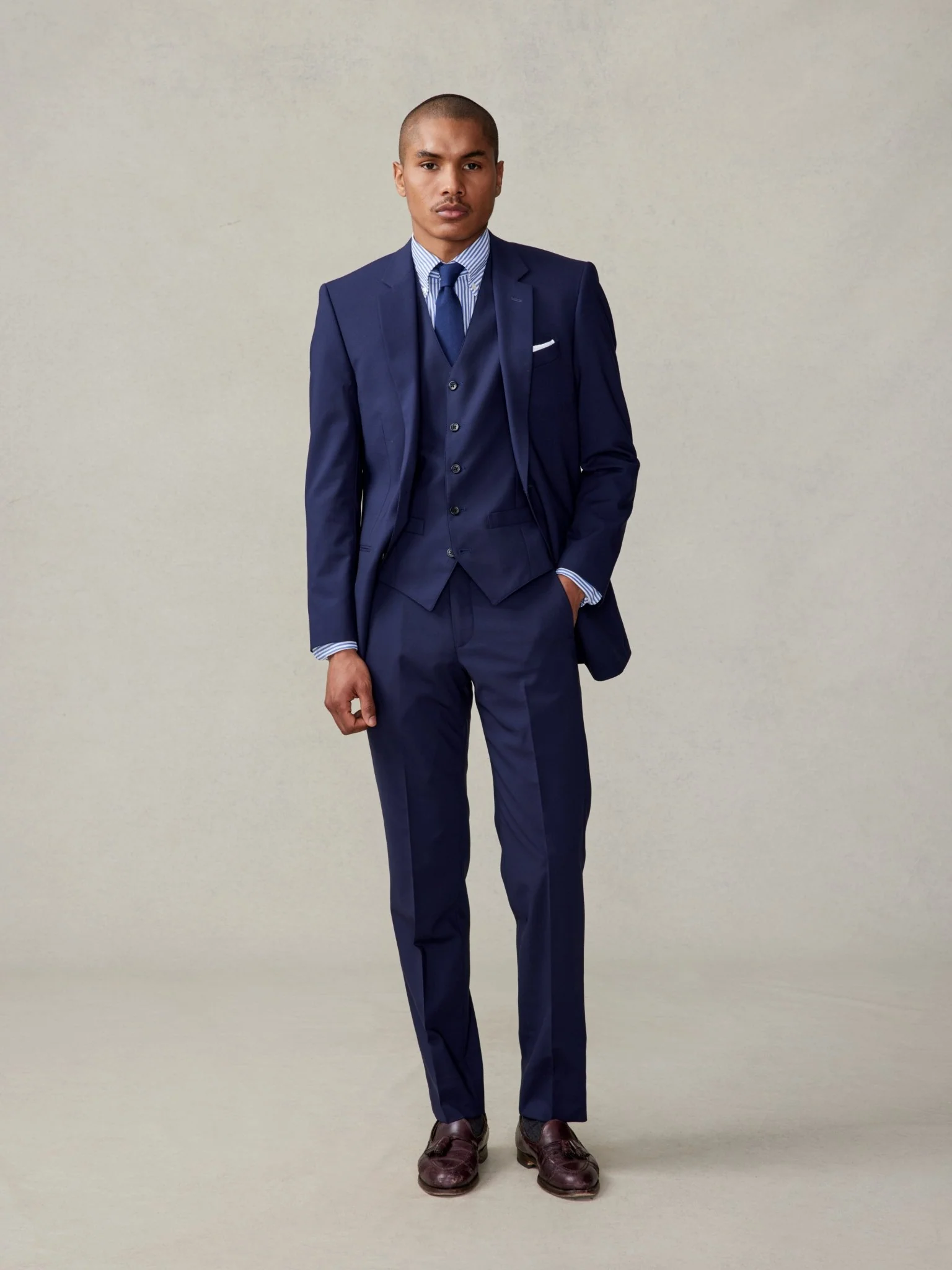 Essential True Navy Suit - Image 3