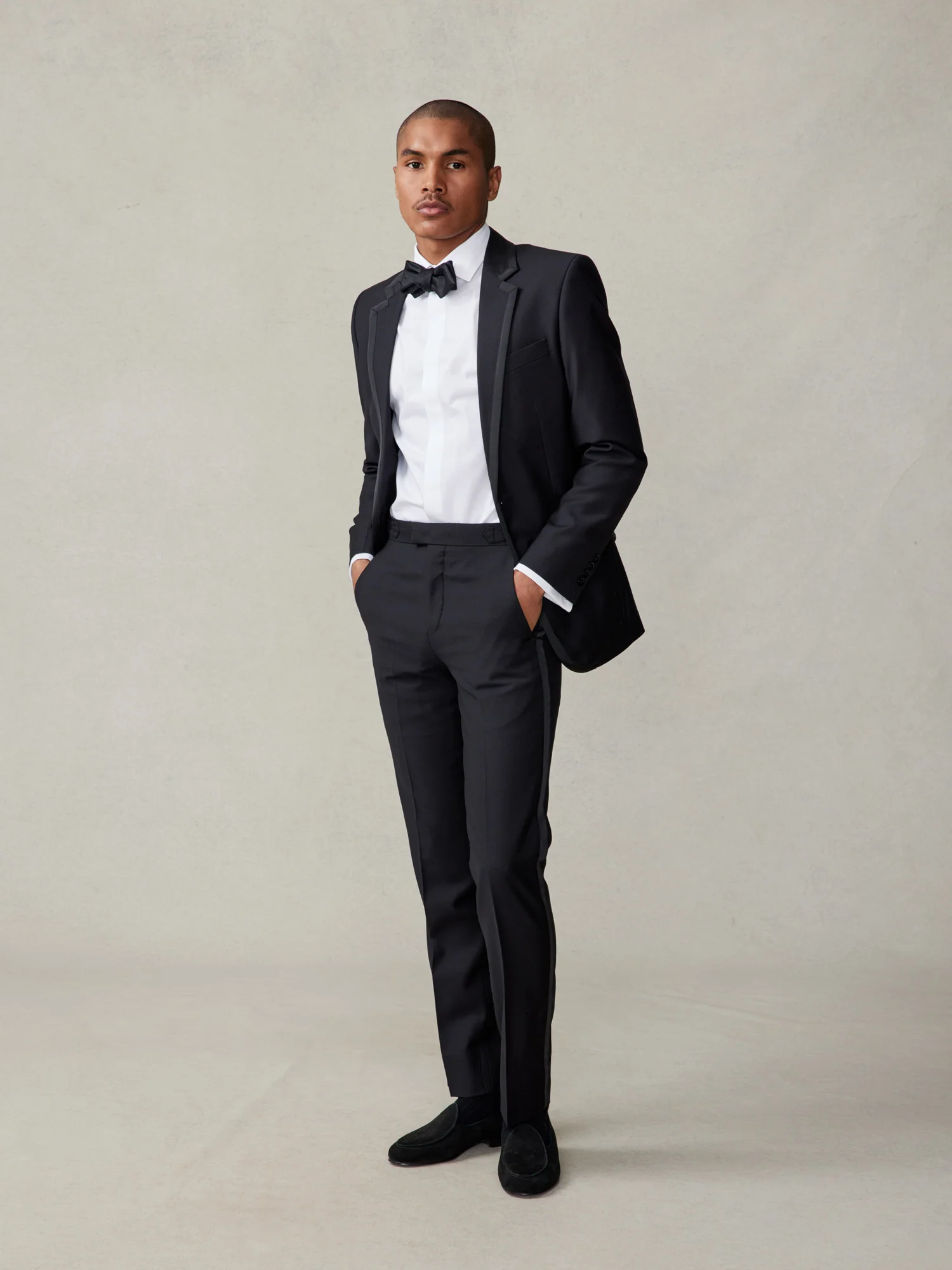 Grosgrain Bound Tuxedo Pants - Slim - Image 5