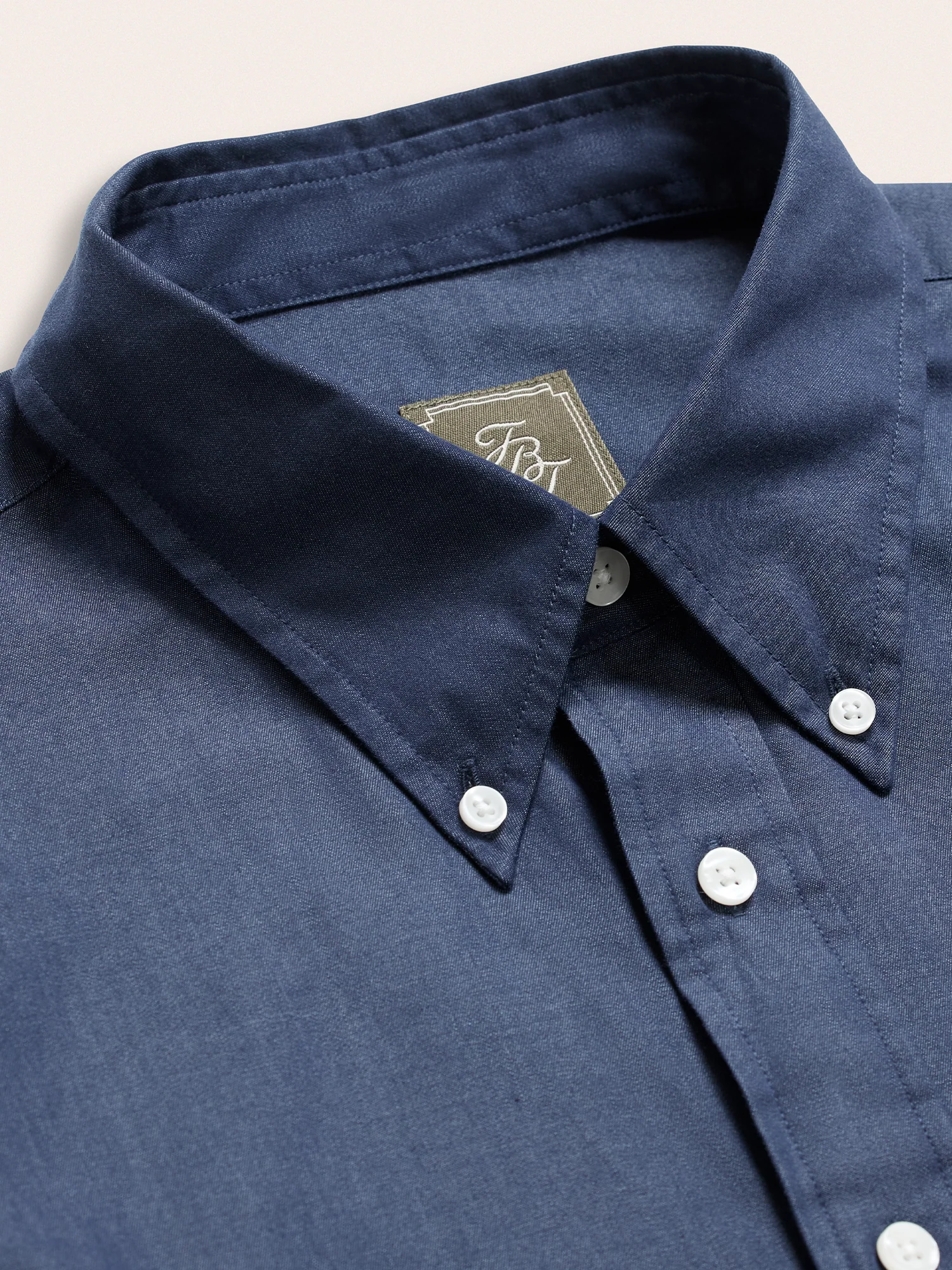 Indigo Oxford Shirt - Image 2