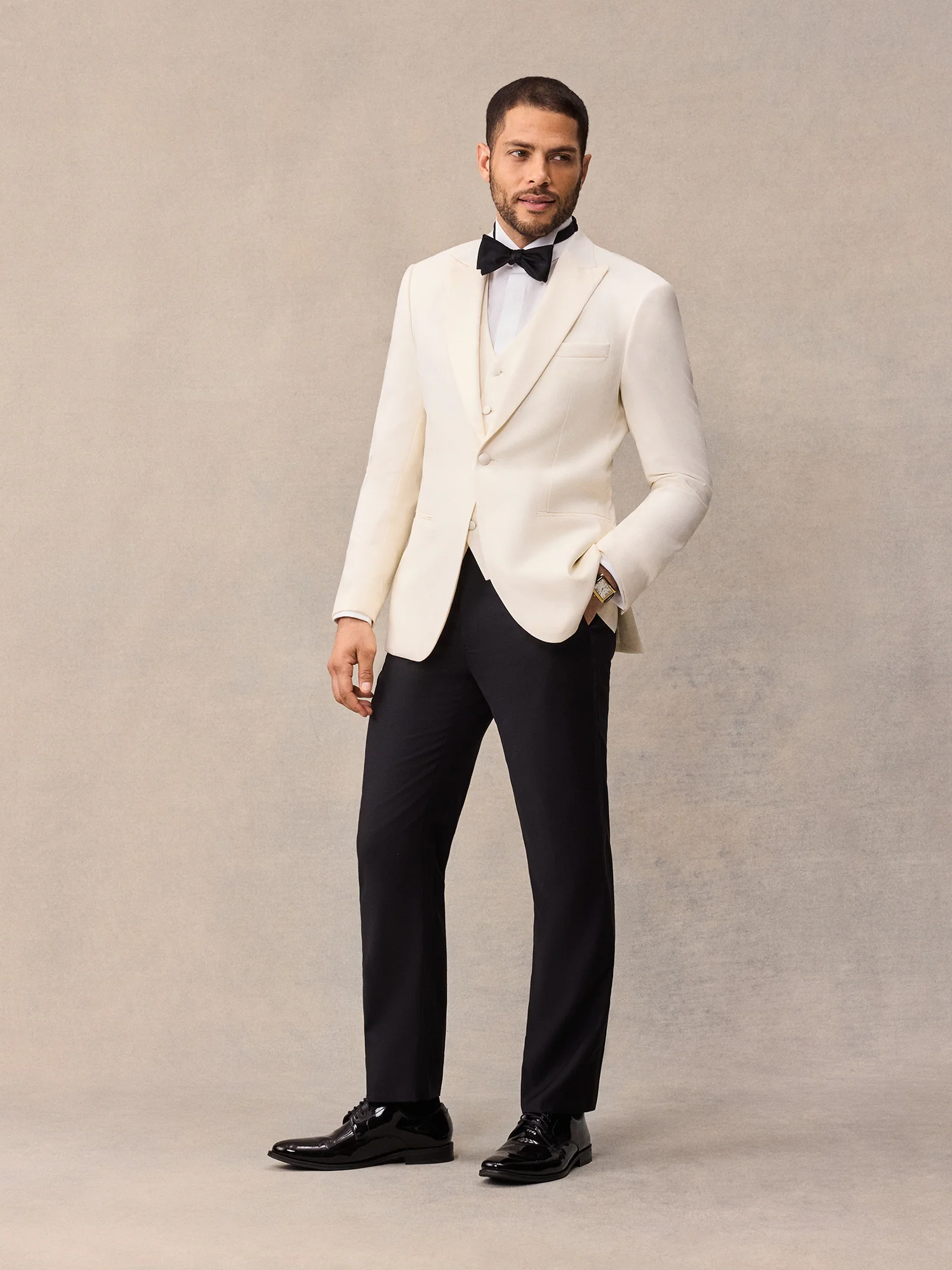 Ivory Tuxedo Vest - Image 5