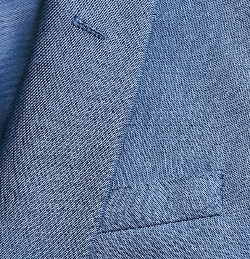 Lake Blue Shawl Tuxedo Jacket - Image 5