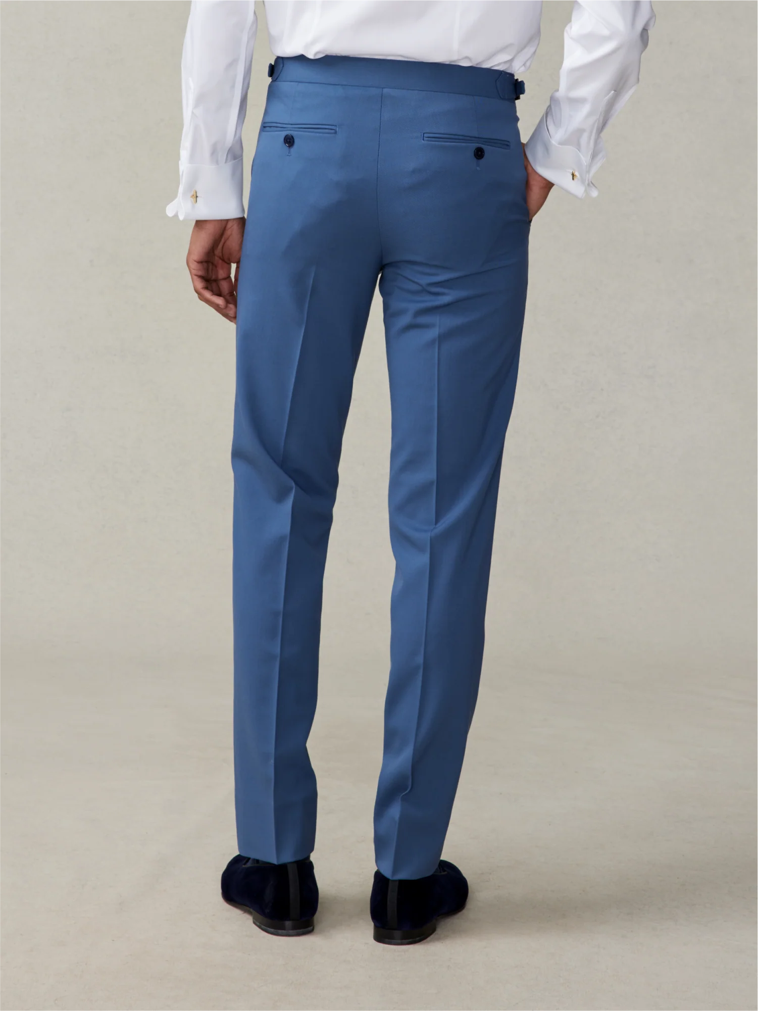 Lake Blue Tuxedo Pants - Slim - Image 2