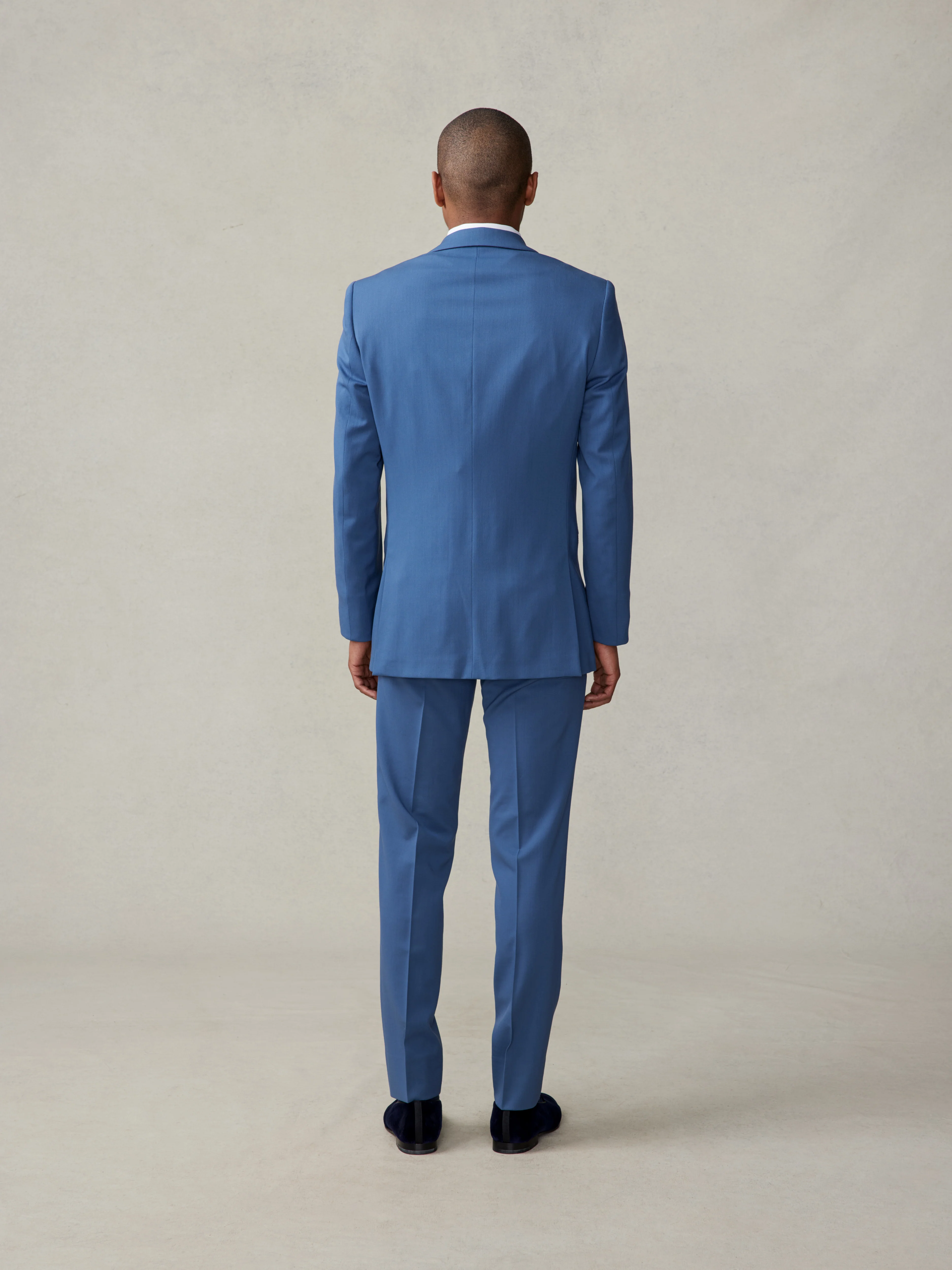 Lake Blue Shawl Tuxedo Jacket - Image 4