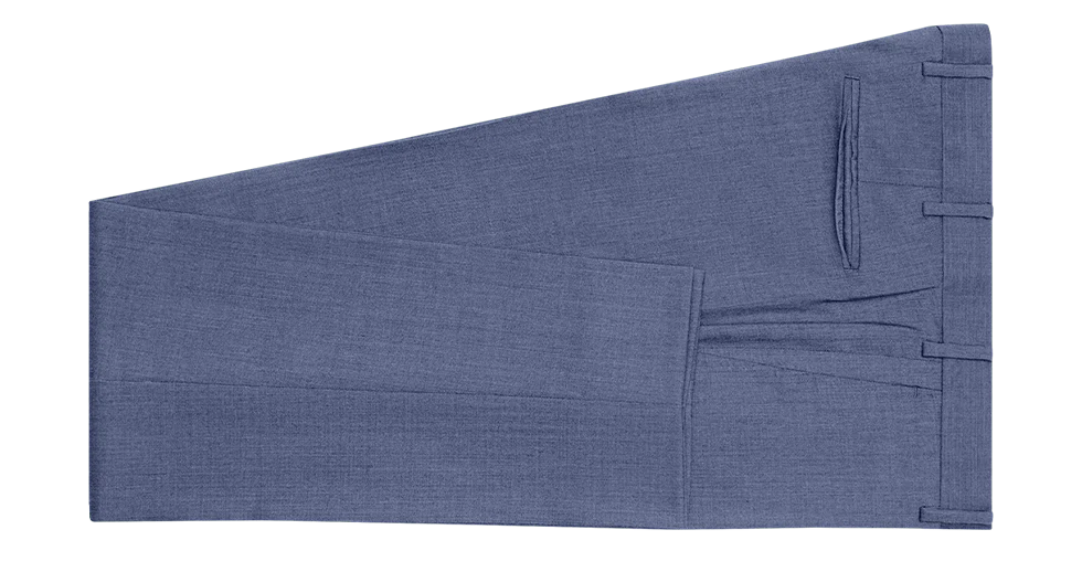 Light Blue Suit Pants - Slim - Image 5