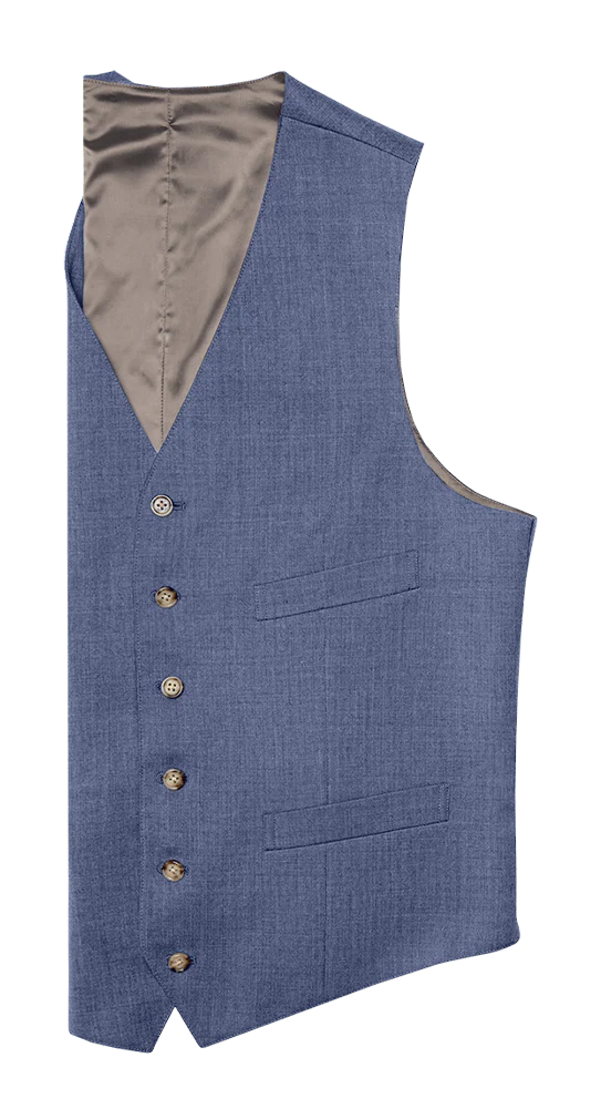 Light Blue Suit Vest - Image 4