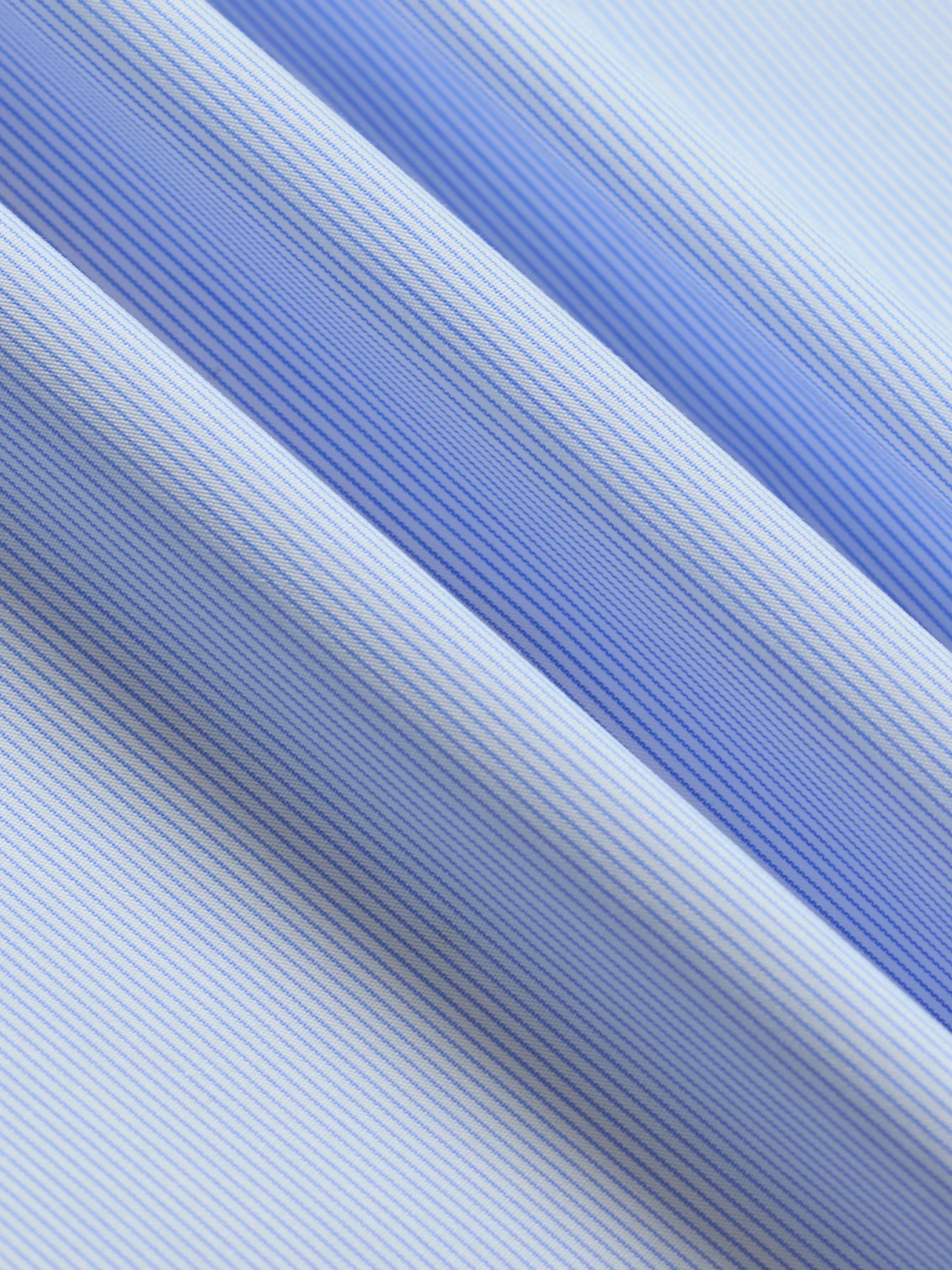 Light Blue & White Stripe Dress Shirt - Image 4