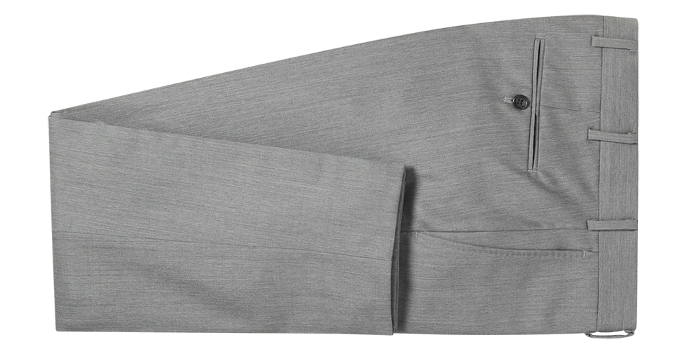 Light Grey Suit Pants - Slim - Image 7