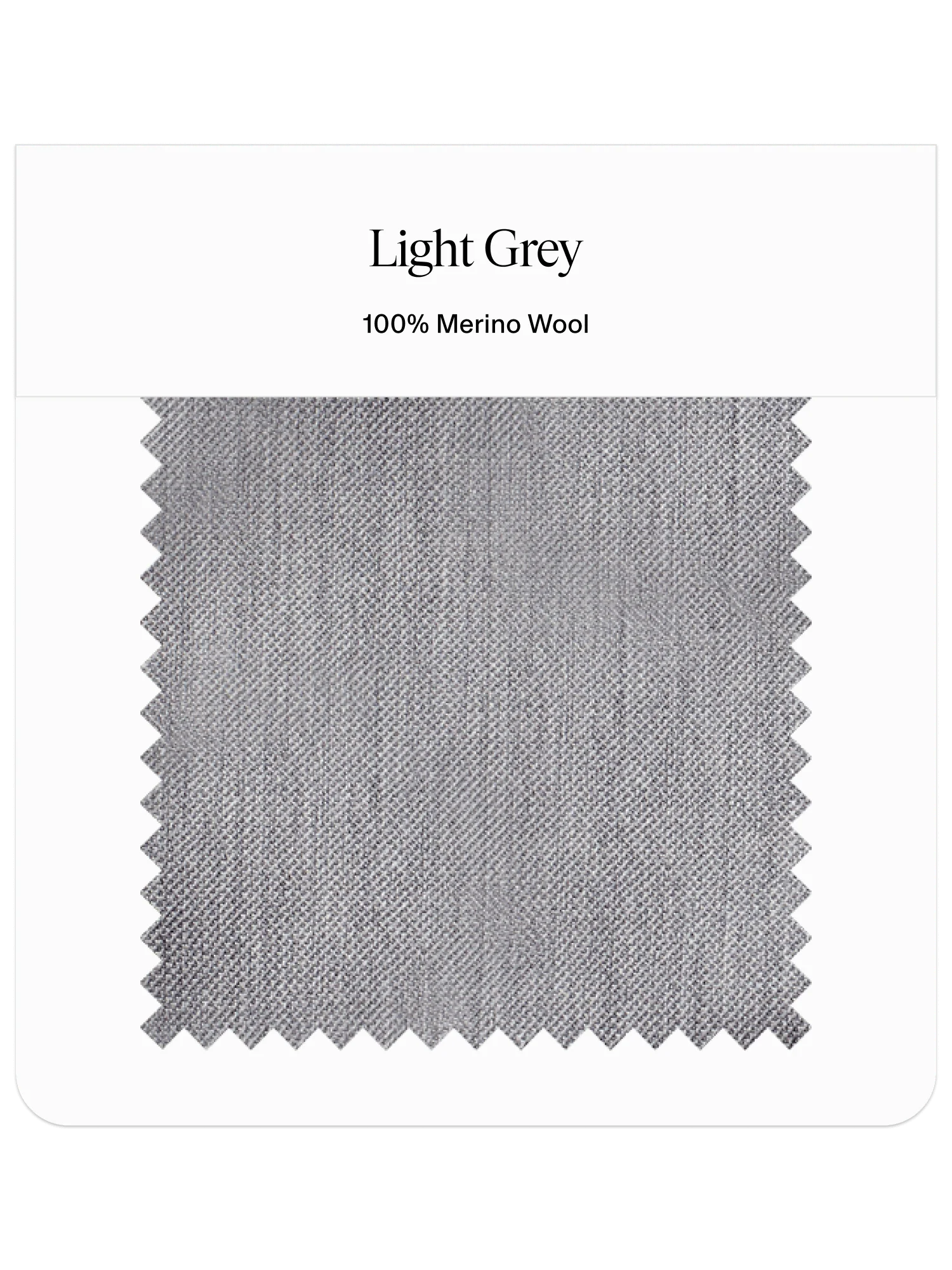 Light Grey Suit Swatch