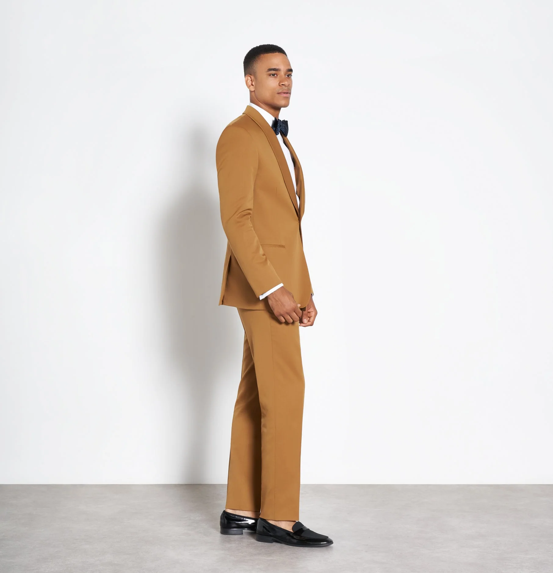 Marigold Shawl Tuxedo Jacket - Image 3