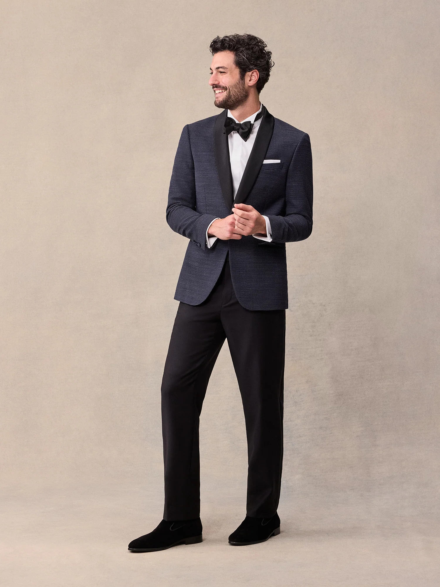 Midnight Pin Dot Tuxedo Outfit - Image 3