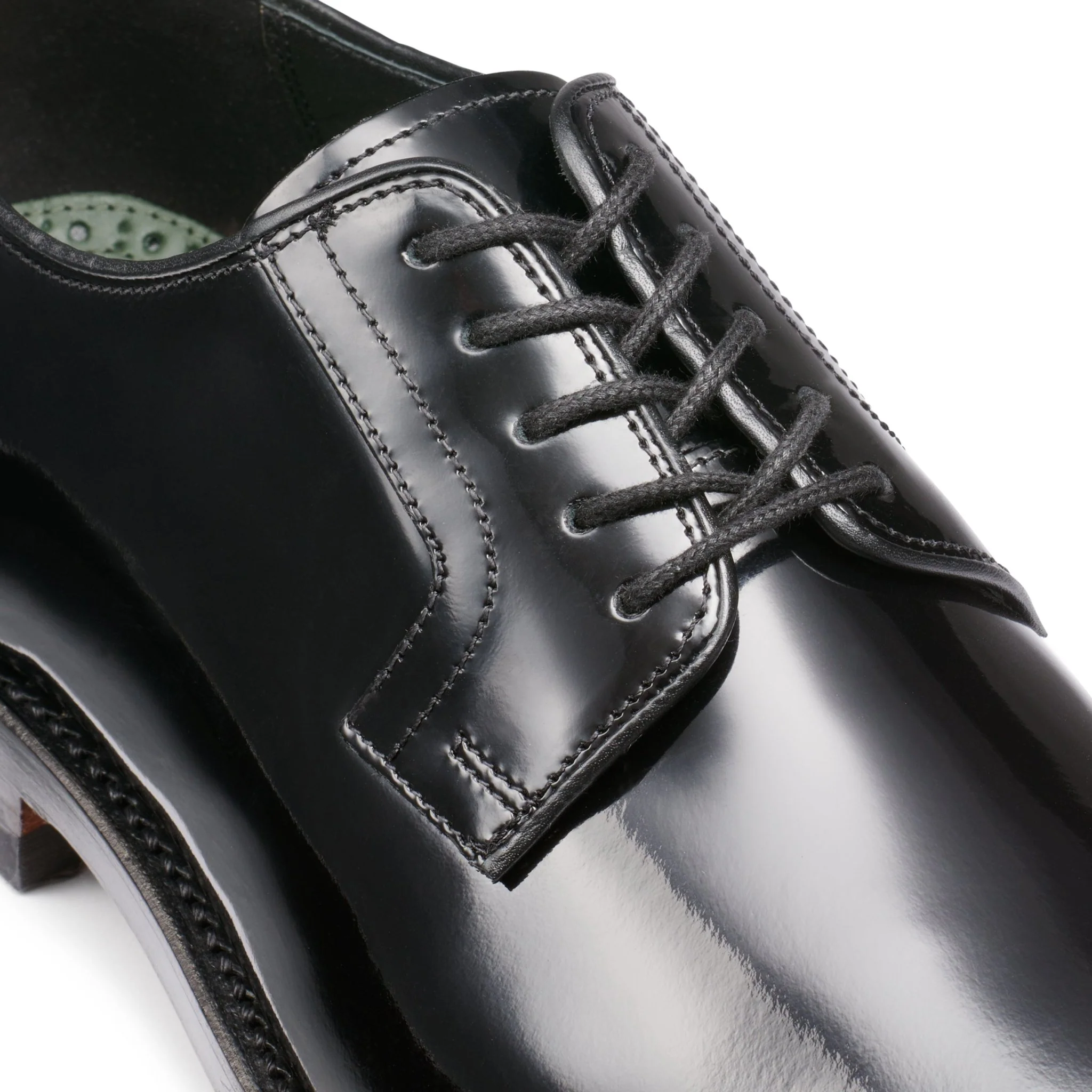 G.H.Bass Monogram Derby Black Patent Shoes - Image 6