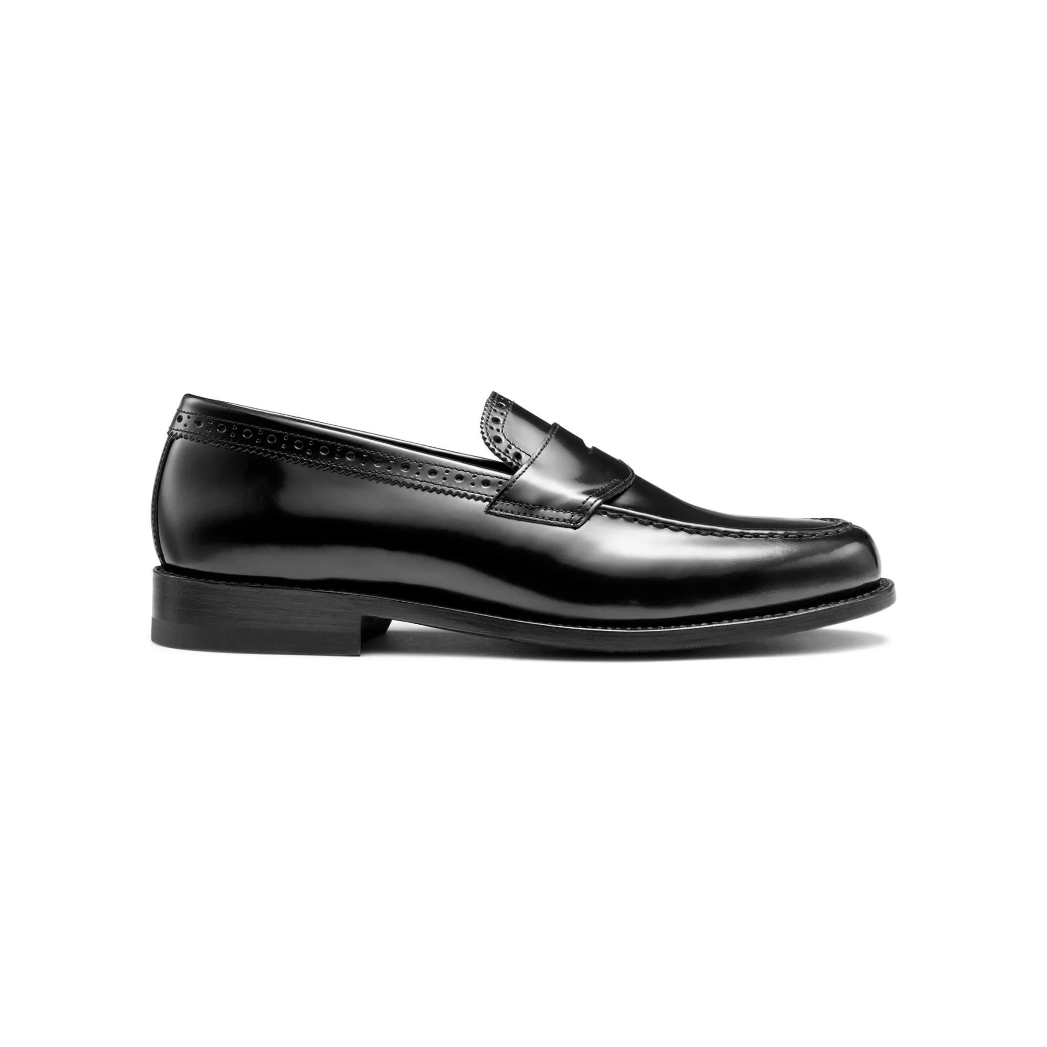 G.H.Bass Monogram Black Loafers - Image 4