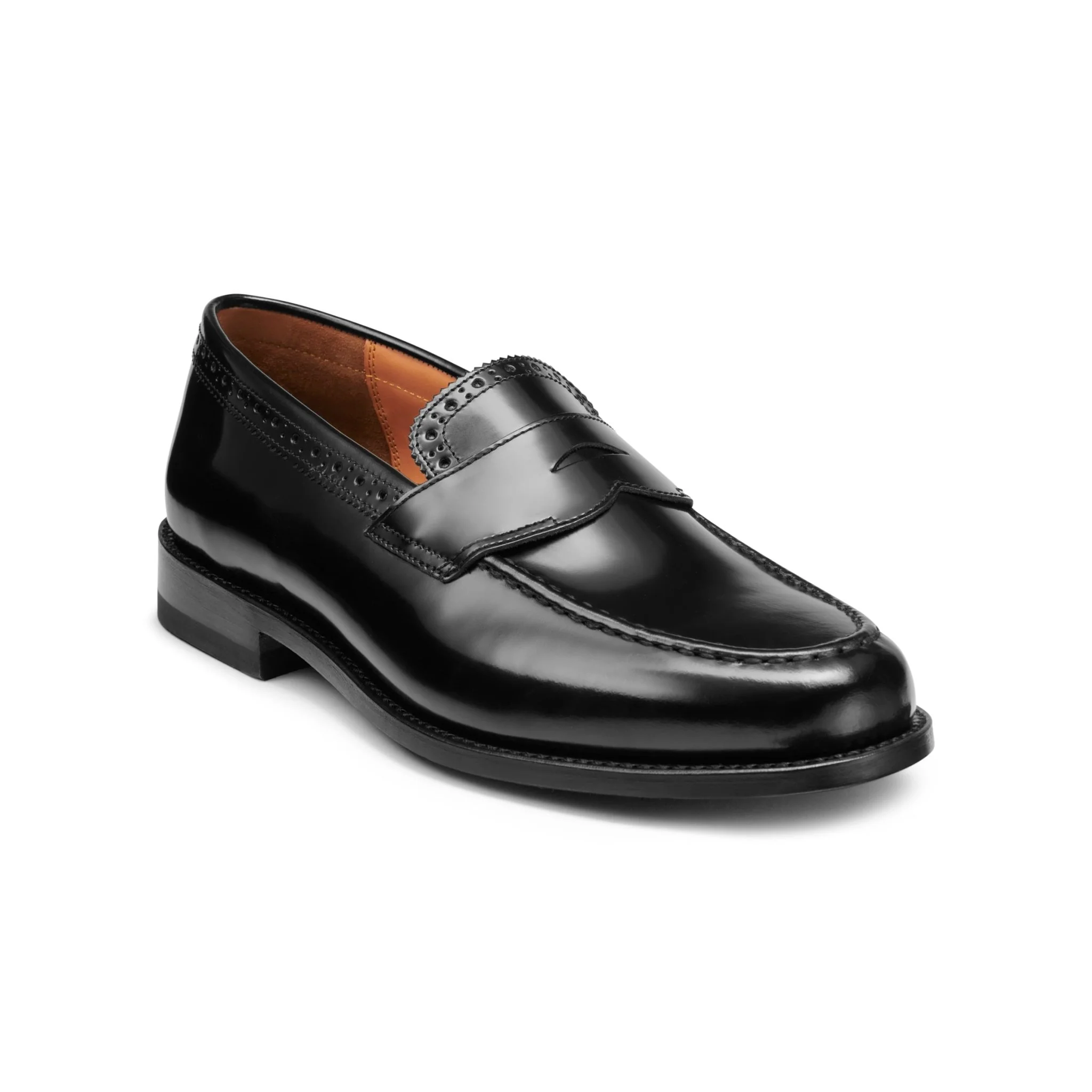 G.H.Bass Monogram Black Loafers - Image 5